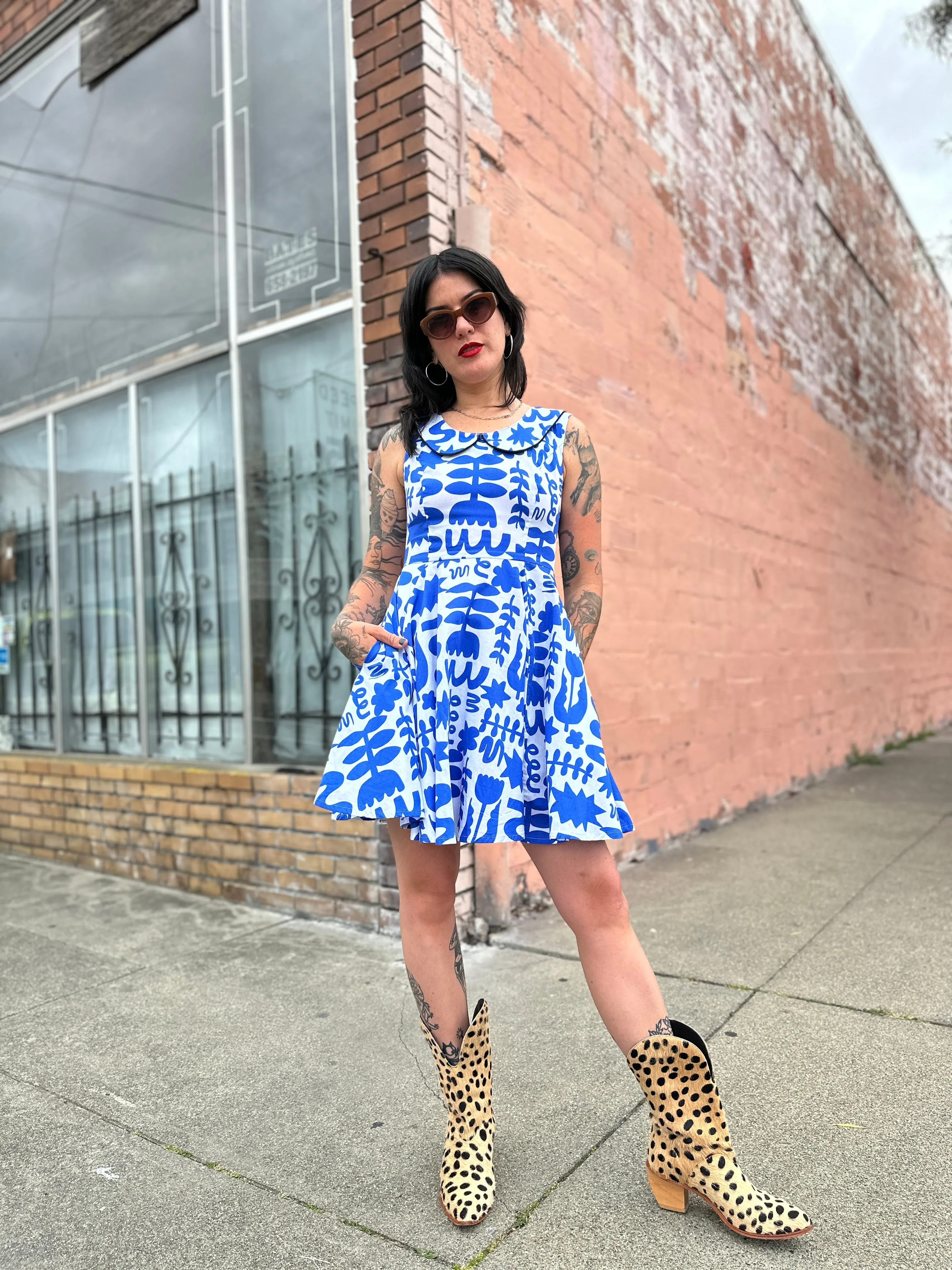 Peter Pan Dress Dutch Garden sold by Nooworks product image thumbnail 4