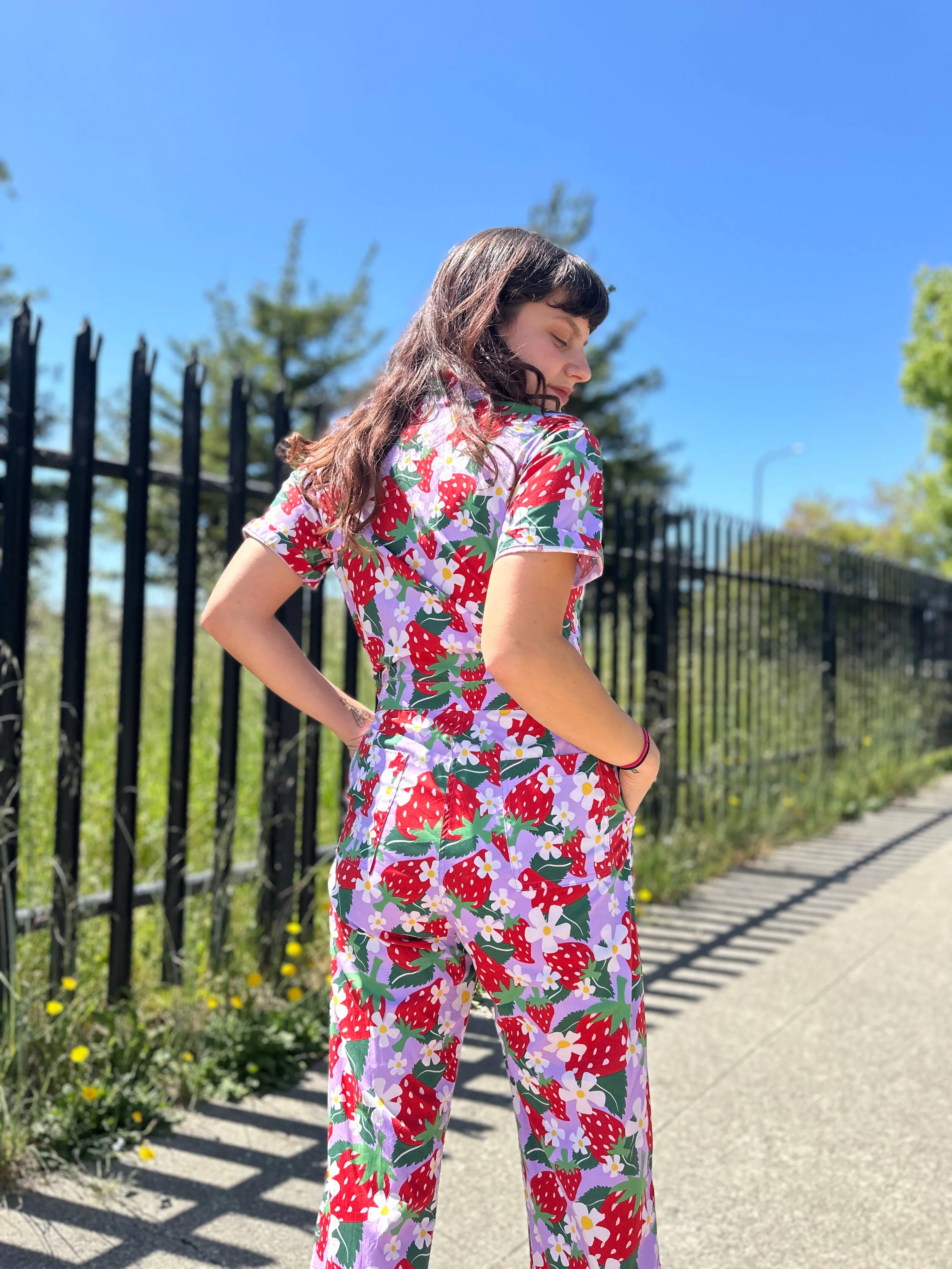 Poplin Coveralls Berries sold by Nooworks product image thumbnail 5