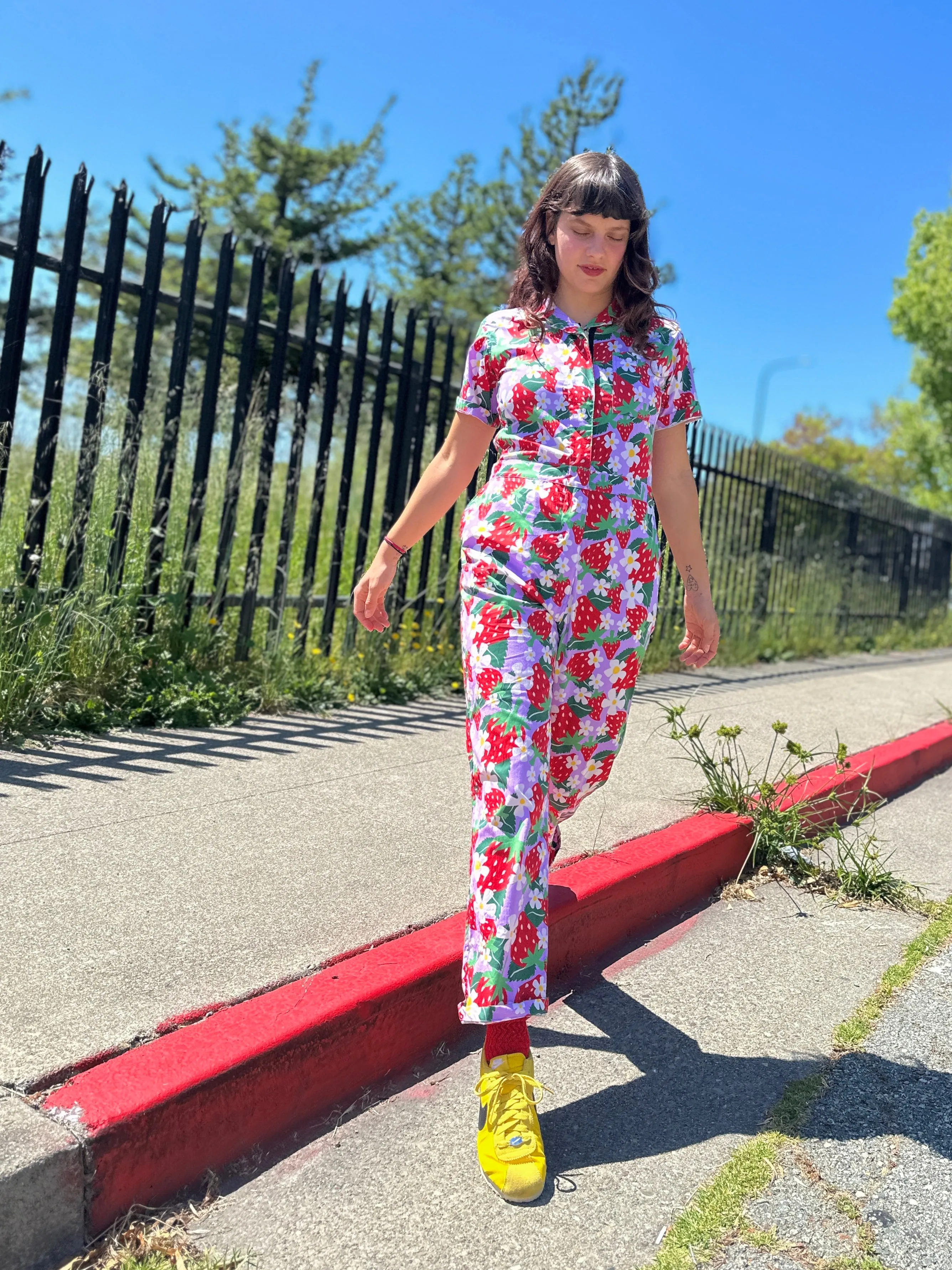 Poplin Coveralls Berries sold by Nooworks product image thumbnail 4