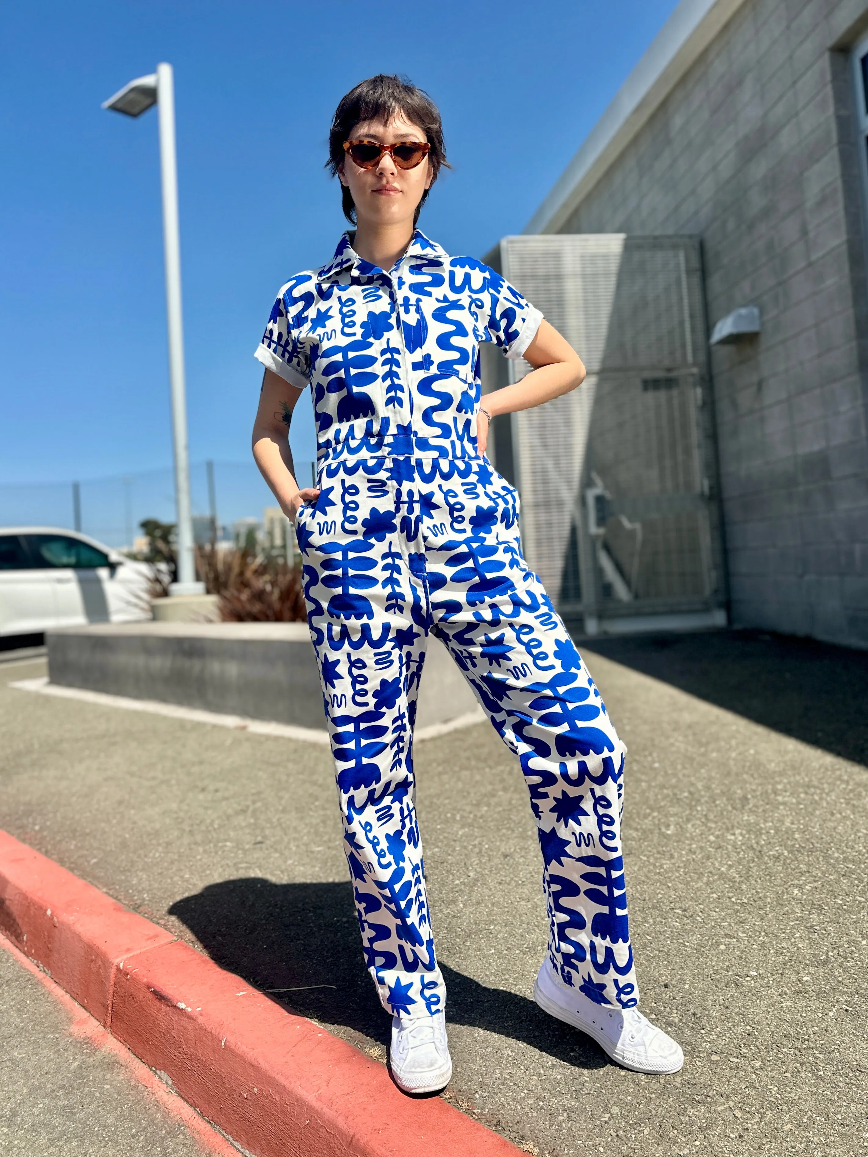 Twill Coveralls Dutch Garden sold by Nooworks