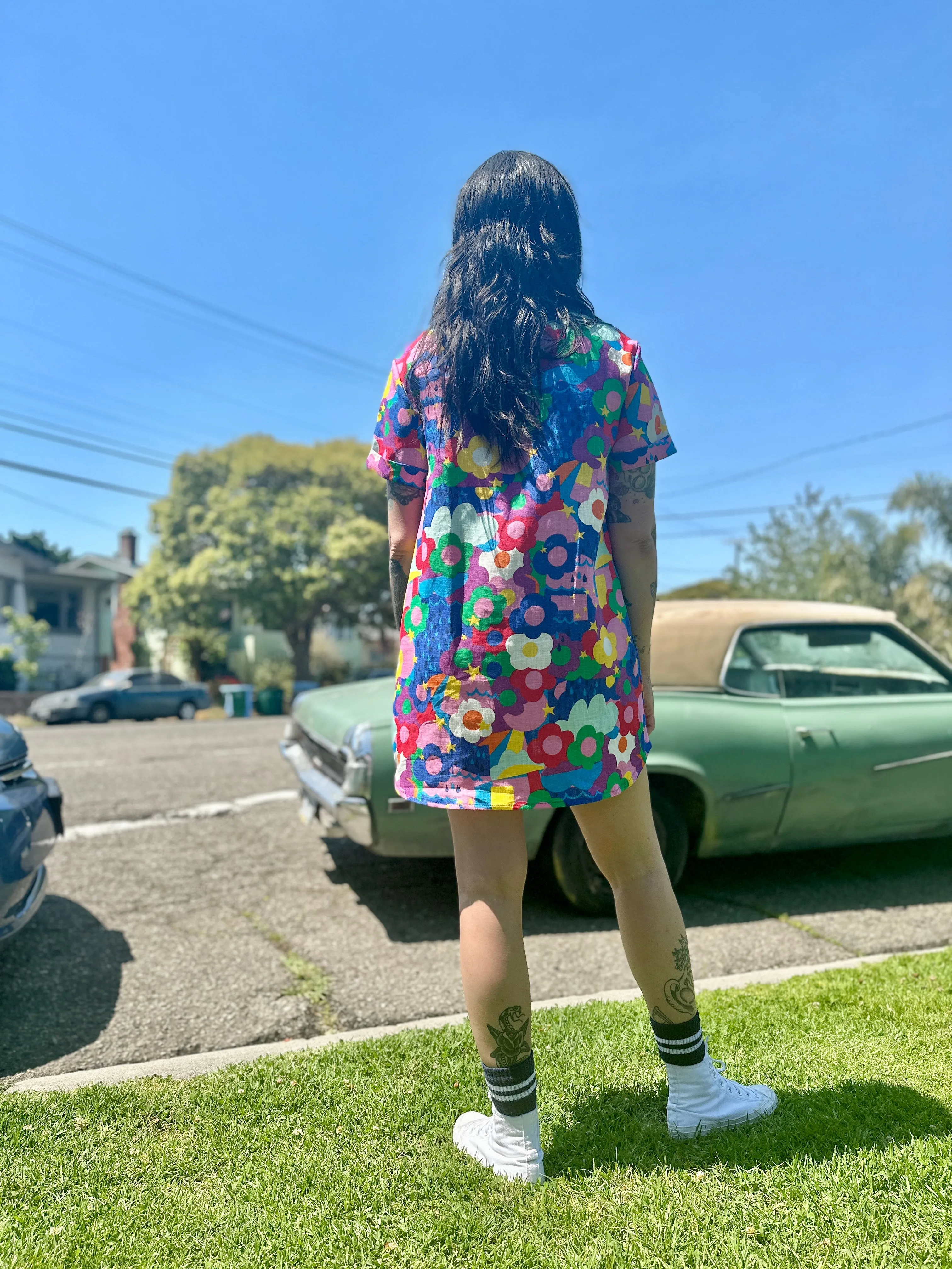 Linen Shirt Dress Summer Daze sold by Nooworks product image thumbnail 4