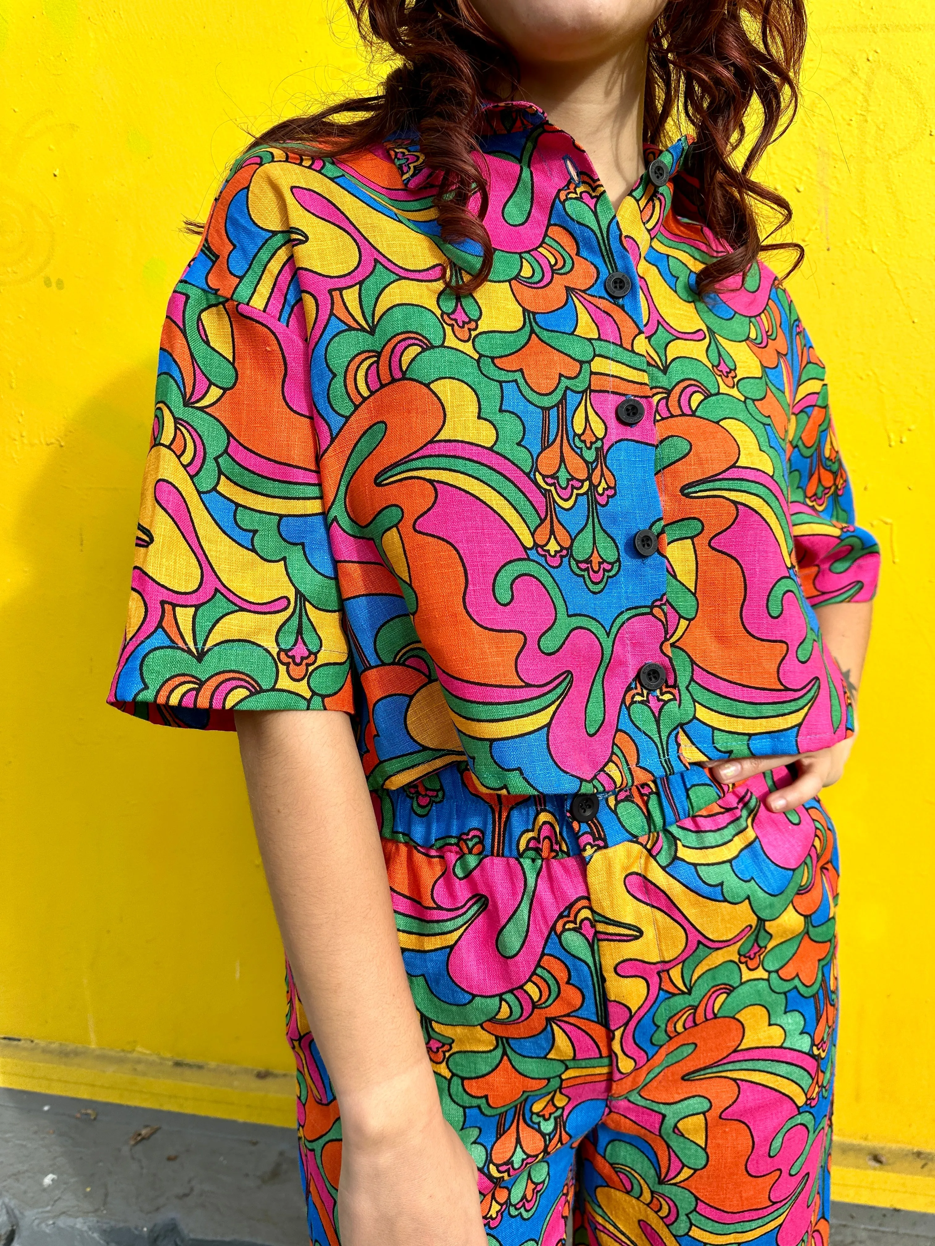 Linen Olivia Top Auderpopz sold by Nooworks