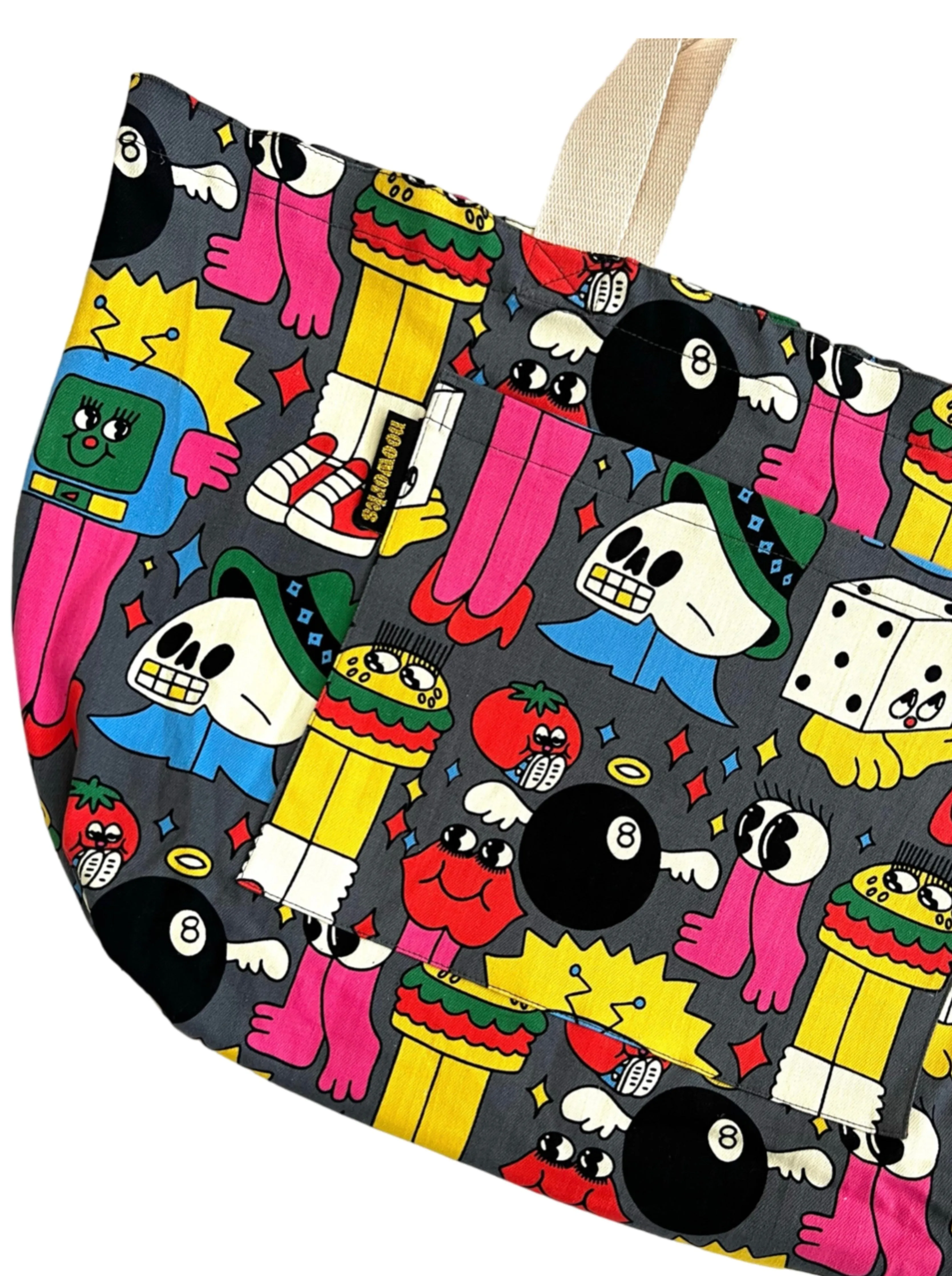 The Mega Tote - Burger Babie sold by Nooworks product image thumbnail 3