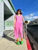 Linen Garden Suit Taffy Pink sold by Nooworks