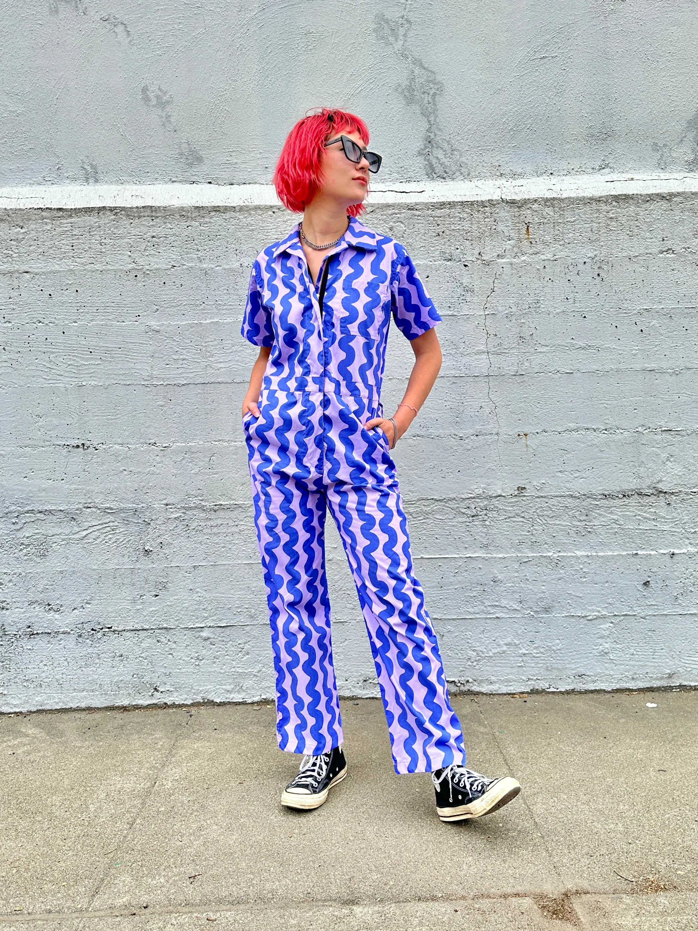 Twill Coveralls Squiggle sold by Nooworks product image thumbnail 3