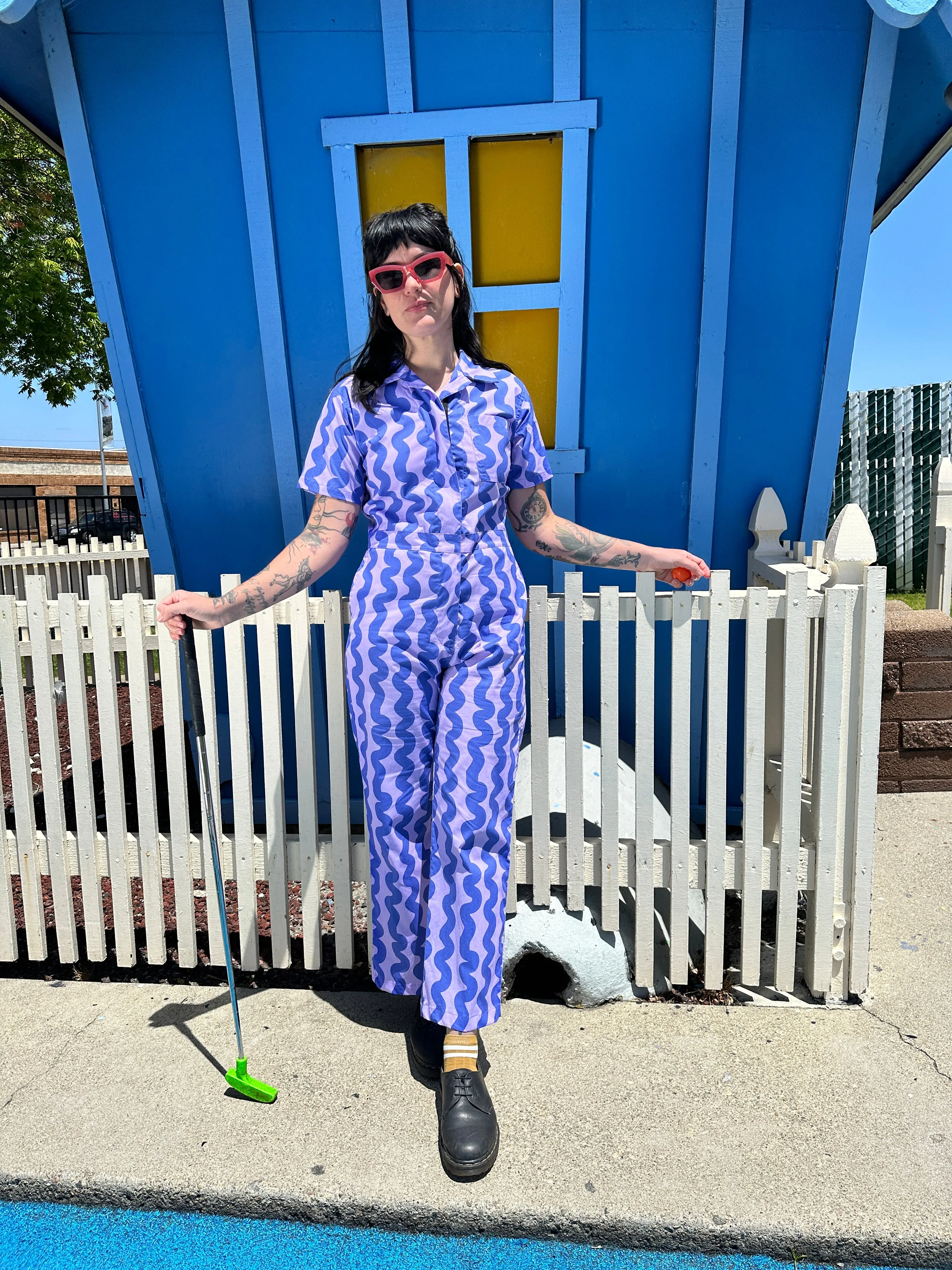 Twill Coveralls Squiggle sold by Nooworks product image thumbnail 5