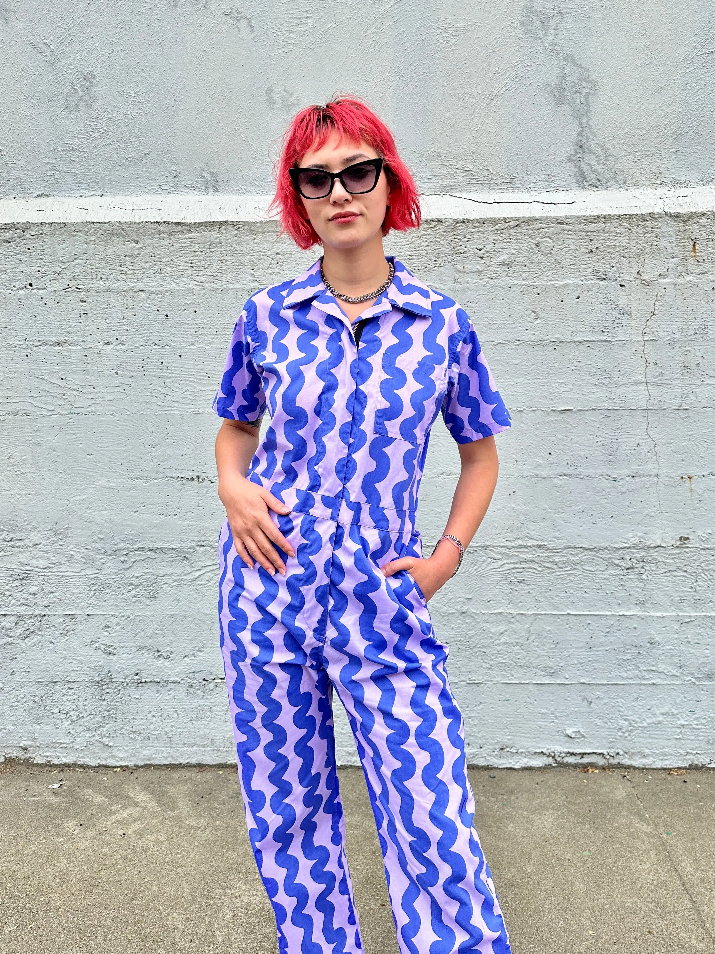 Twill Coveralls Squiggle sold by Nooworks