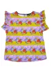 Linen Ruffle Top Jammin sold by Nooworks