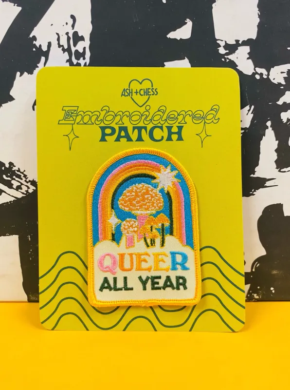 Queer All Year Patch sold by Nooworks