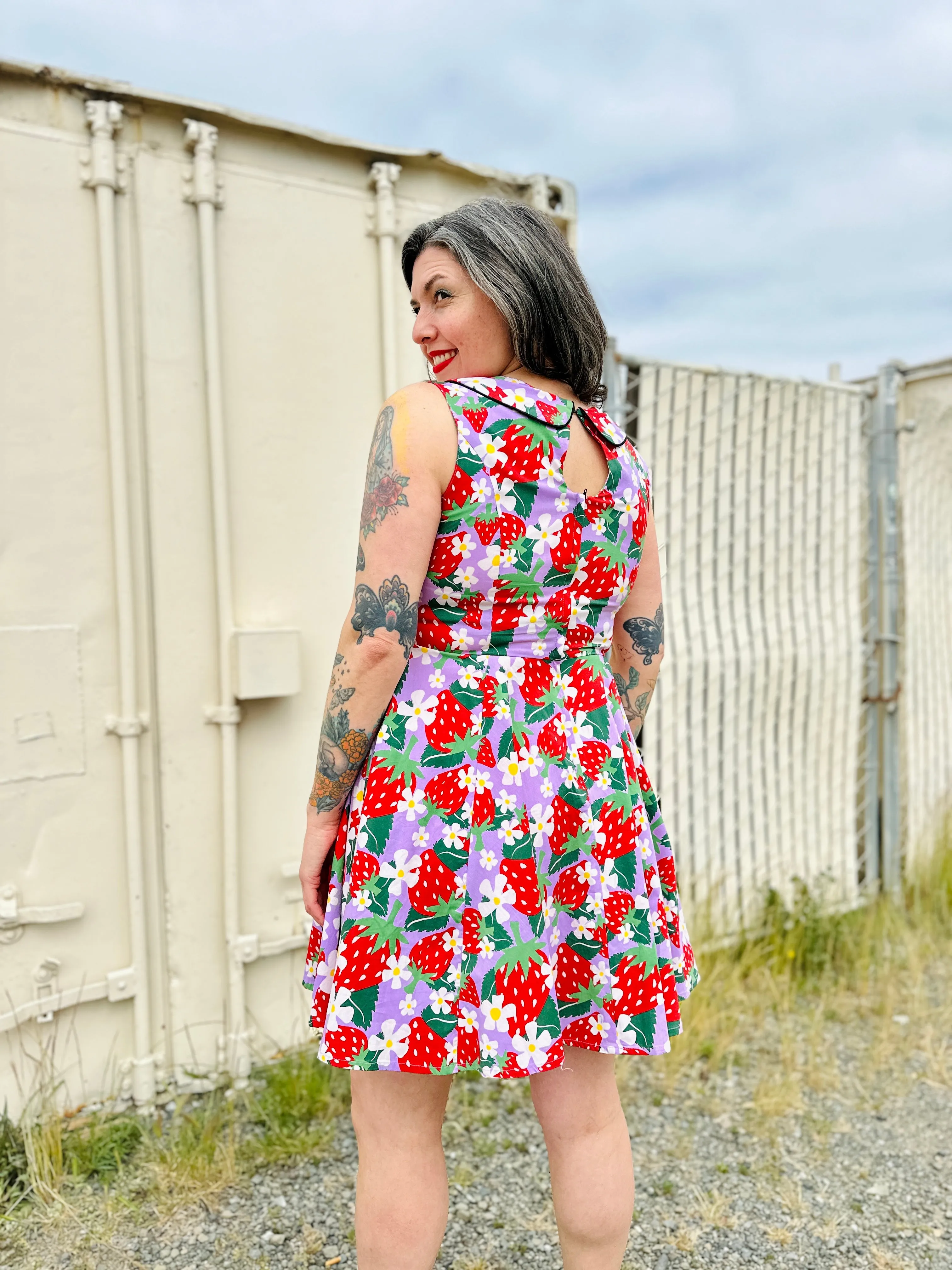 Peter Pan Dress Berries sold by Nooworks product image thumbnail 4