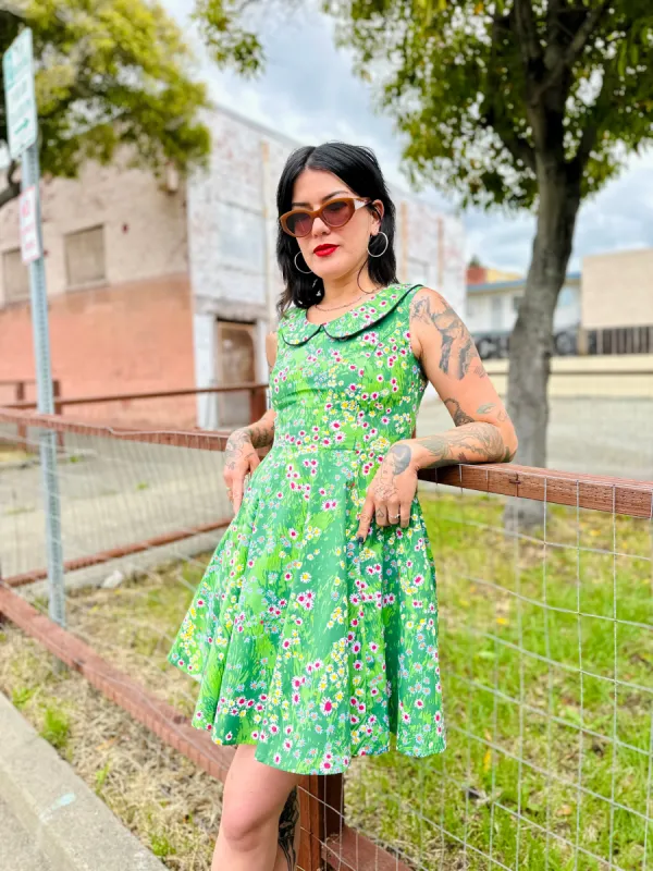 Peter Pan Dress Meadow sold by Nooworks