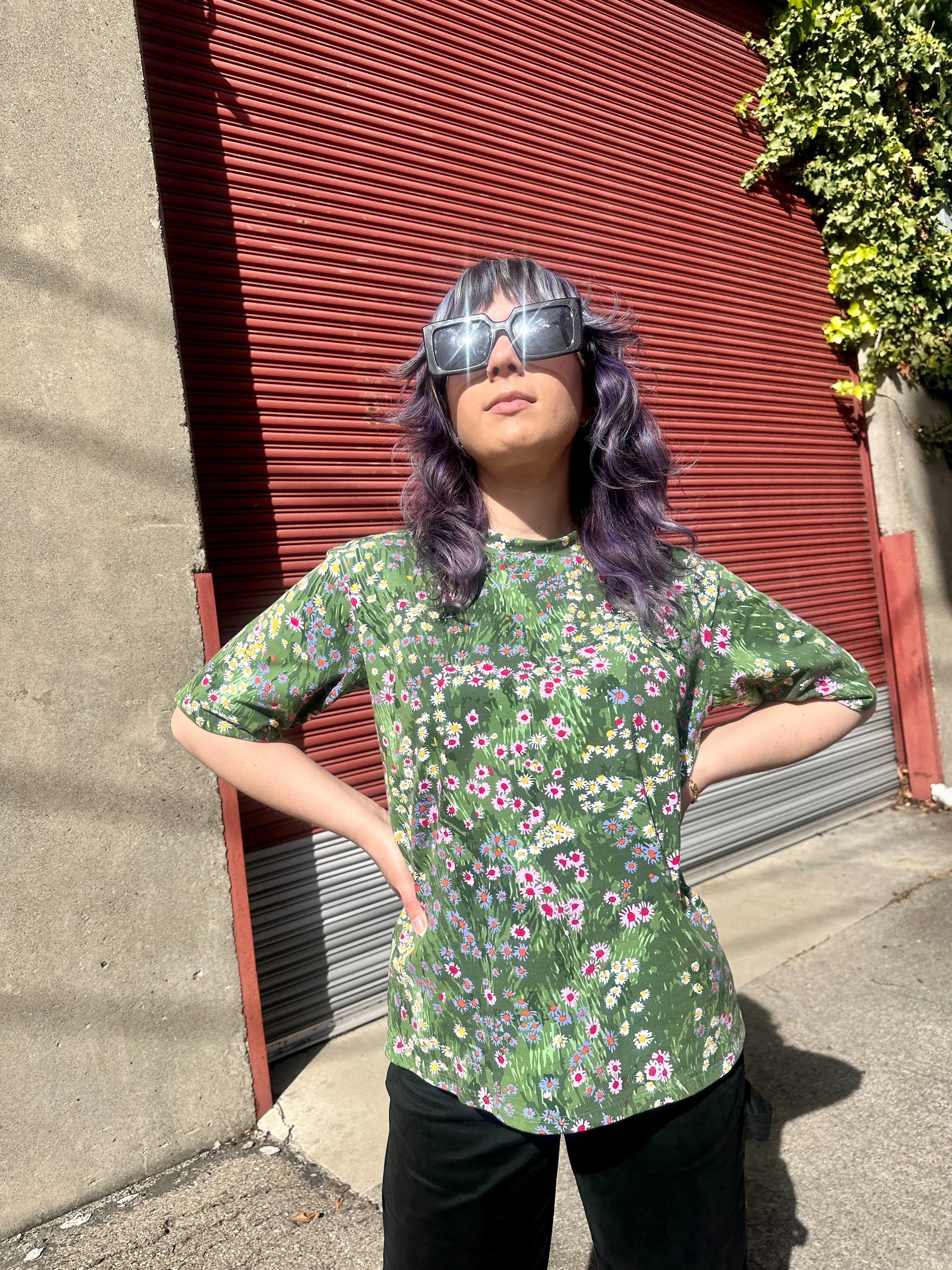 Oversized Tee Meadow sold by Nooworks