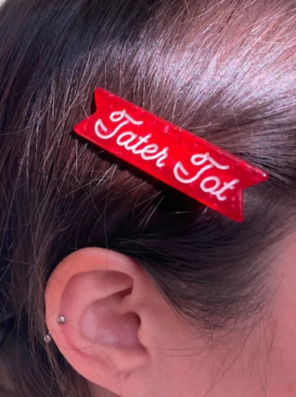 Eugenia Tater Tot Hair Clip sold by Nooworks