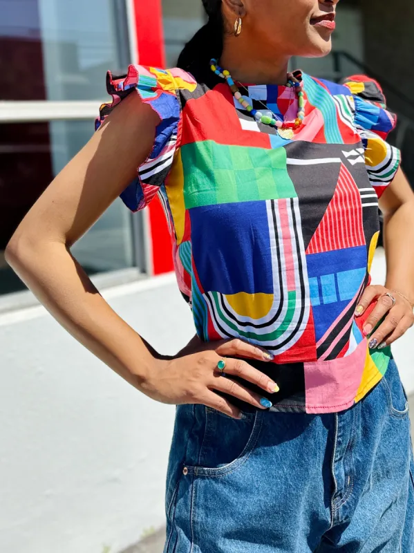 Ruffle Top Ansley sold by Nooworks