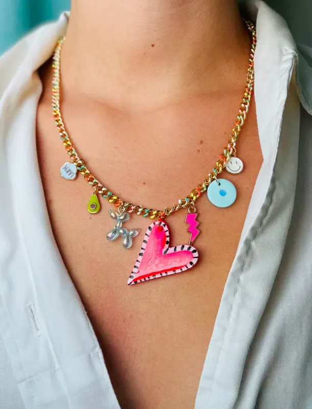 Heart Charm Necklace sold by Nooworks