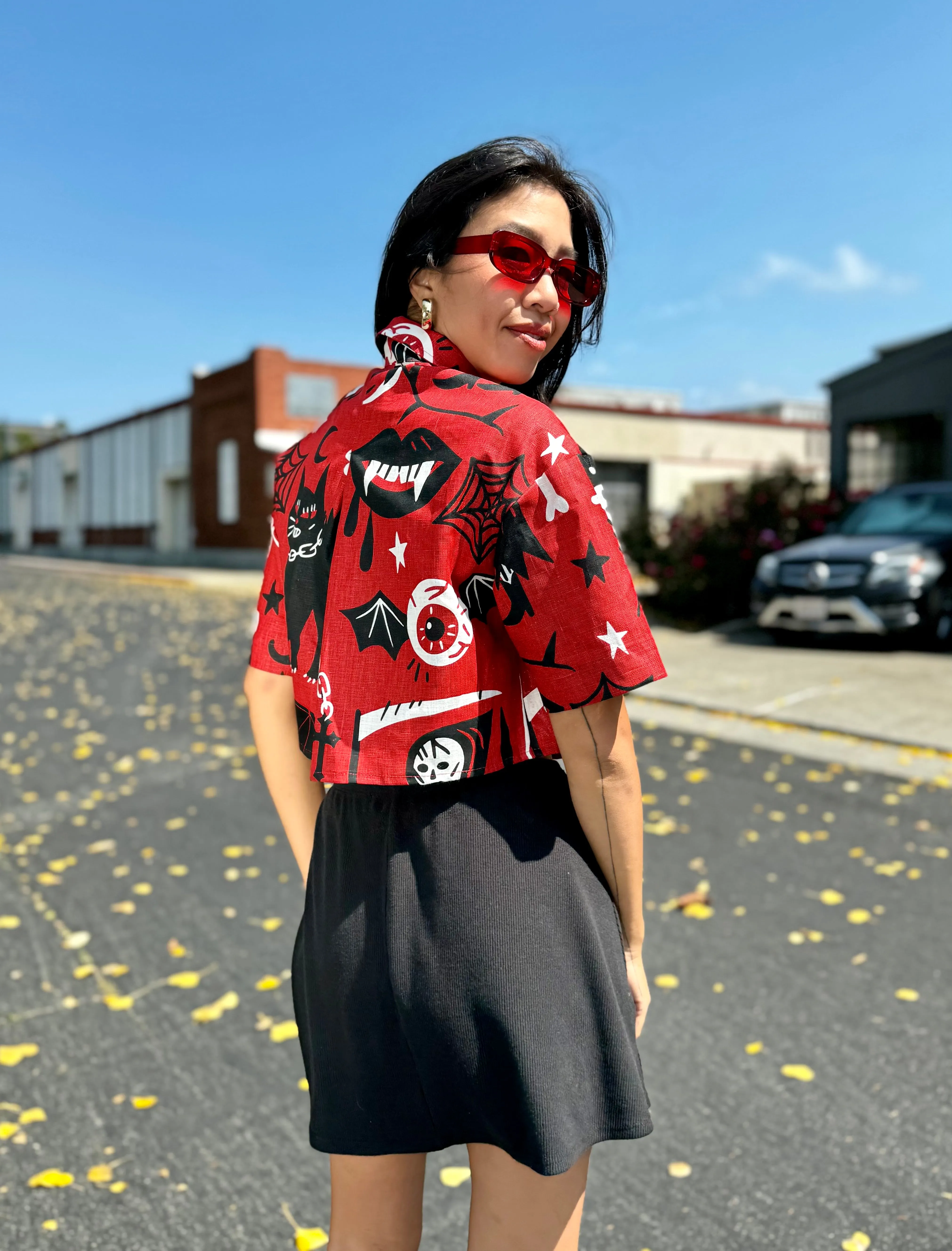 Linen Olivia Top Pippa sold by Nooworks product image thumbnail 2