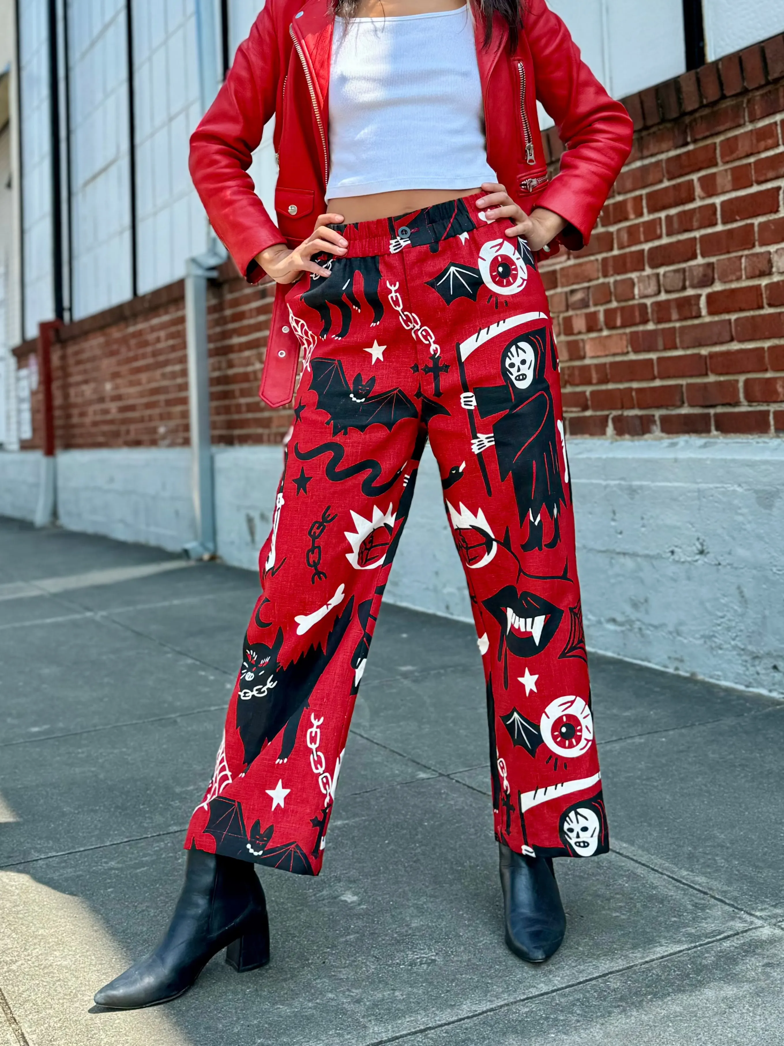 Linen Catalina Pant Pippa sold by Nooworks product image thumbnail 2