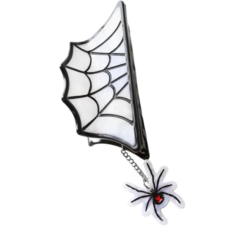 Spooky spider web Hair Claw sold by Nooworks