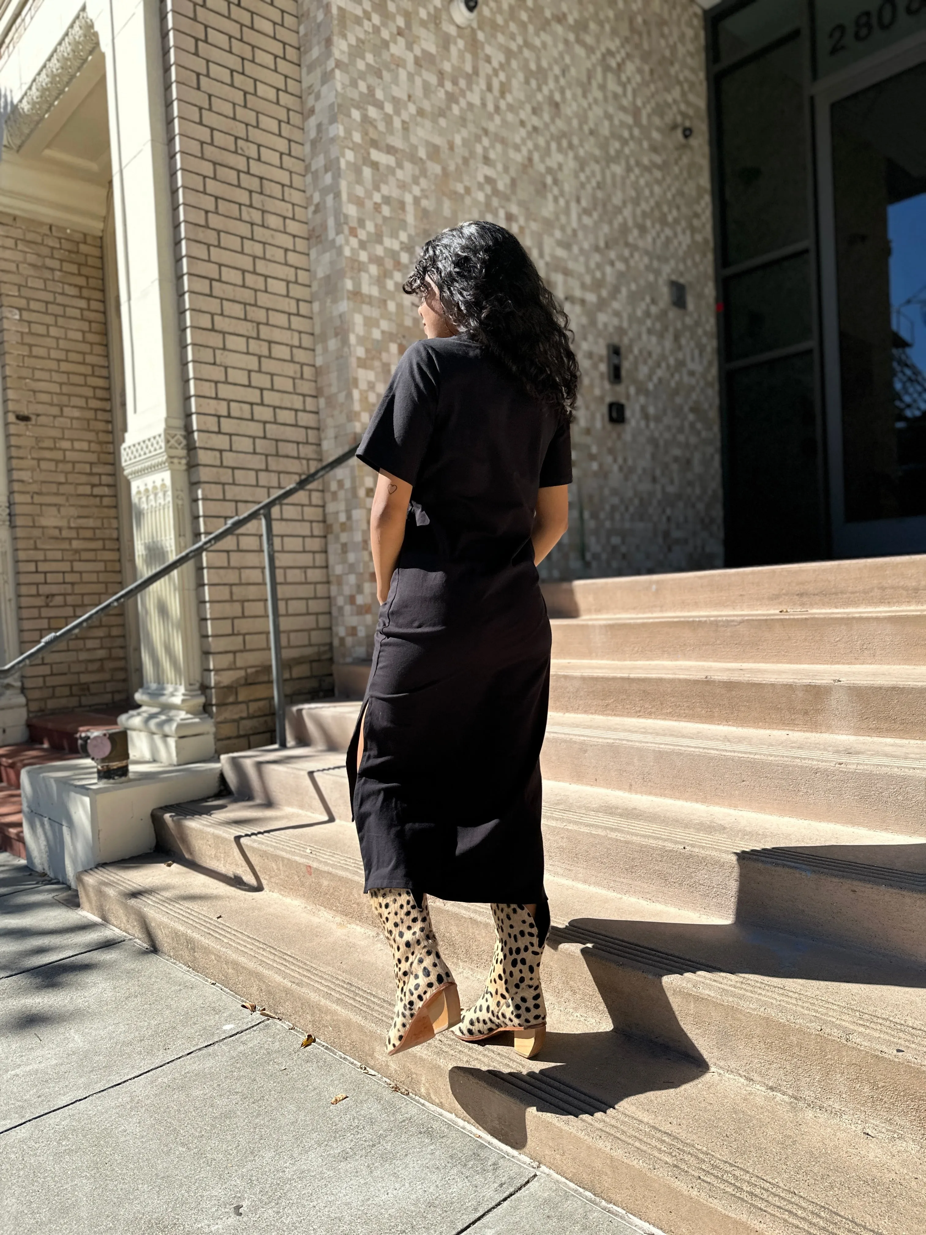 Jersey Maxi Dress Black sold by Nooworks product image thumbnail 5