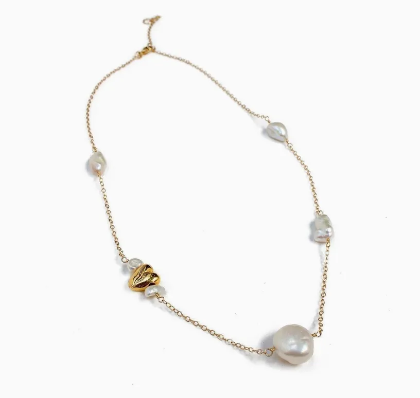 Pearl Satellite of Love Necklace sold by Nooworks product image thumbnail 2