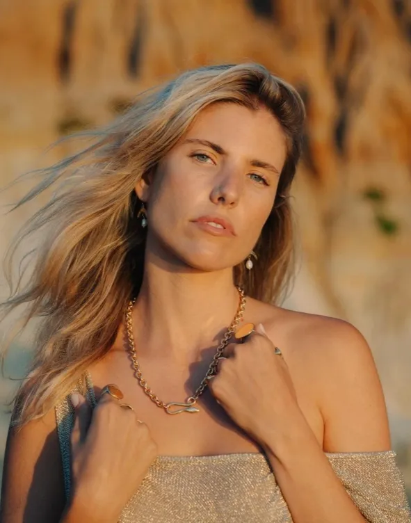 Serpent Hook Chain Necklace sold by Nooworks