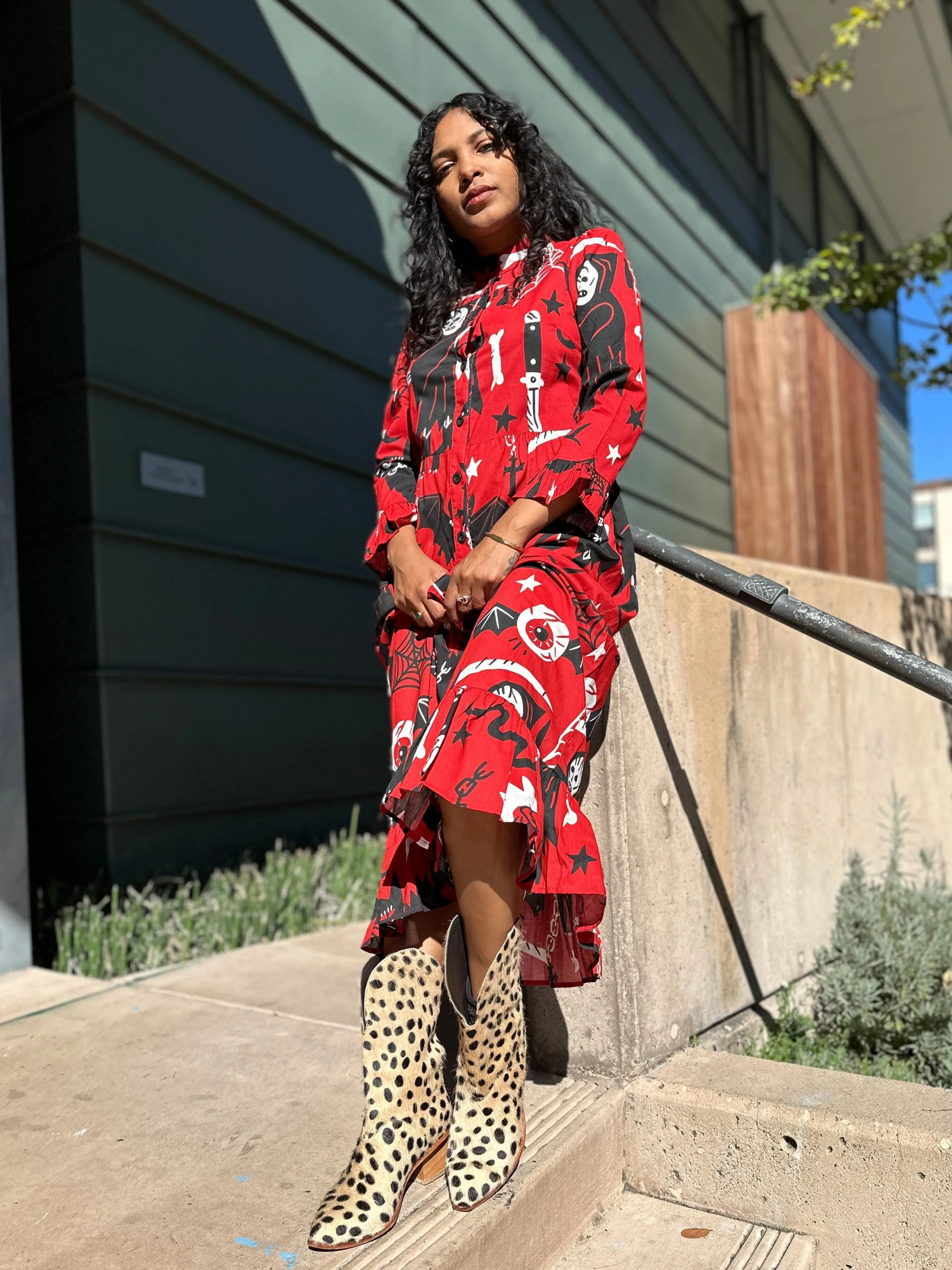 Olive Dress Pippa sold by Nooworks product image thumbnail 2