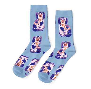 Staffordshire Dogs Crew Socks sold by Nooworks