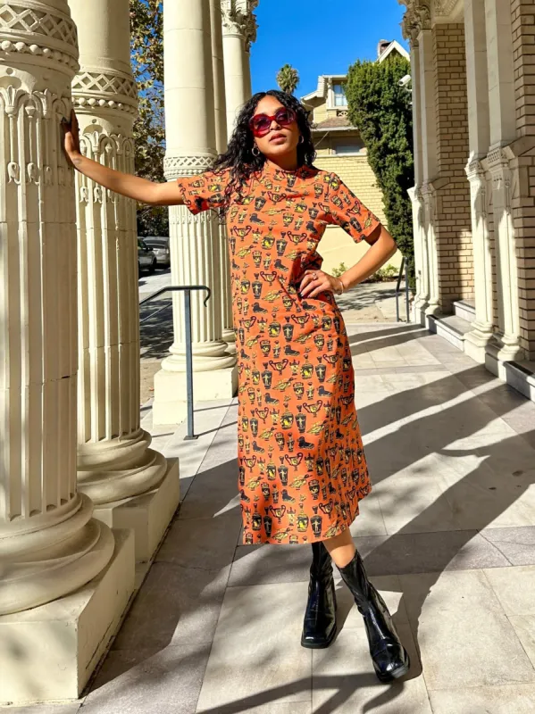 Jersey Maxi Dress Pots sold by Nooworks