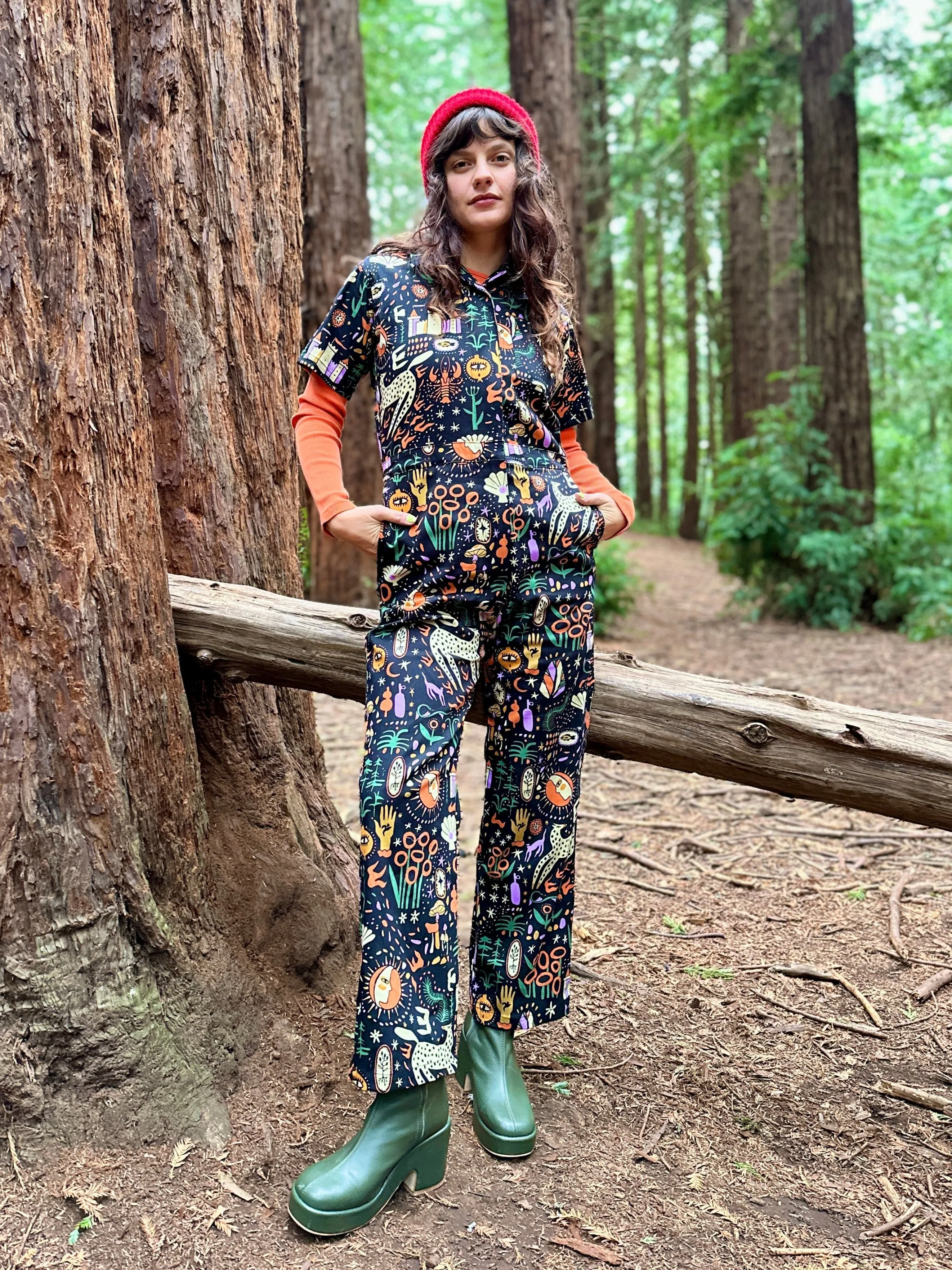 Twill Coveralls Tarot Garden sold by Nooworks