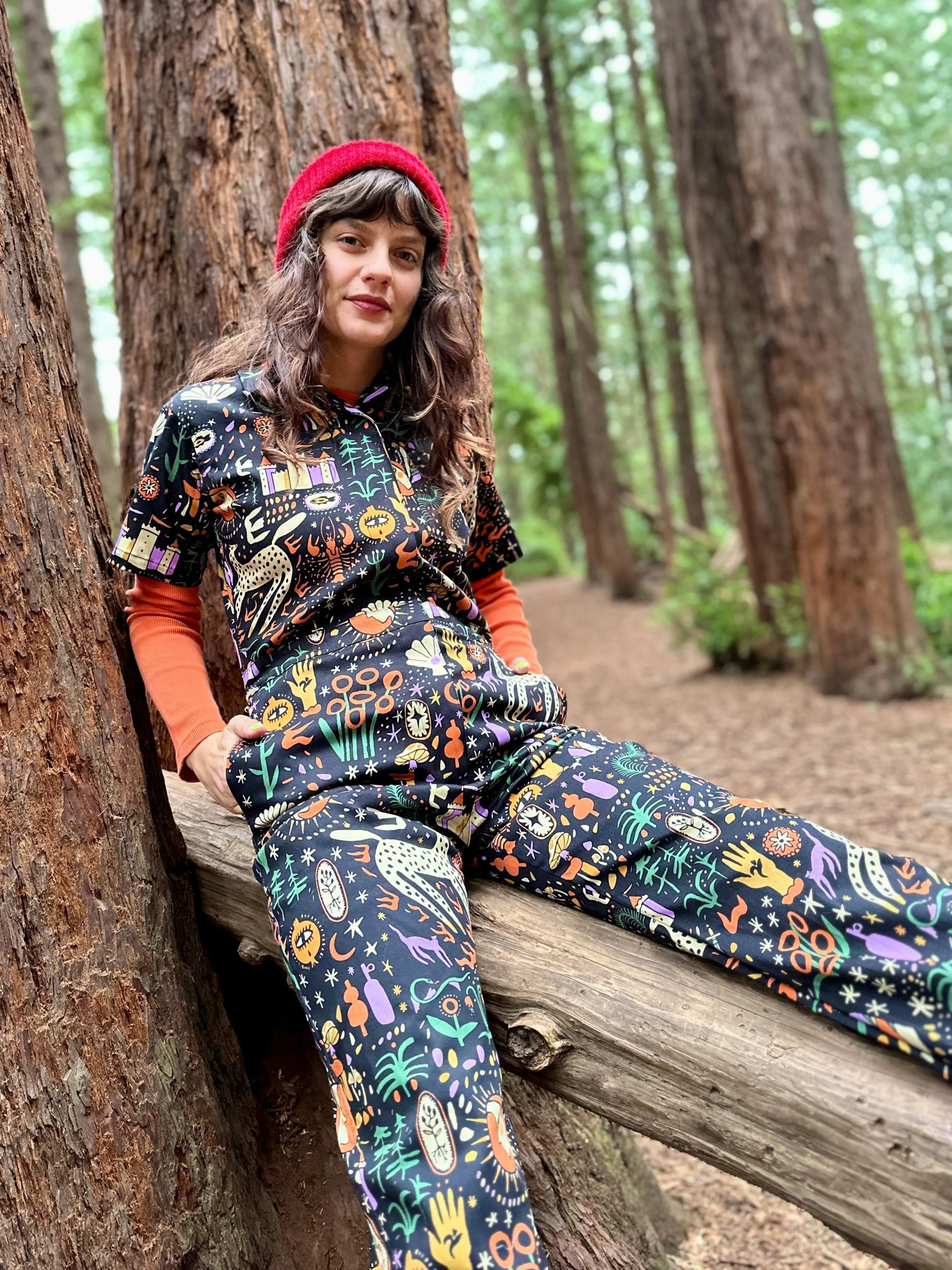Twill Coveralls Tarot Garden sold by Nooworks product image thumbnail 3