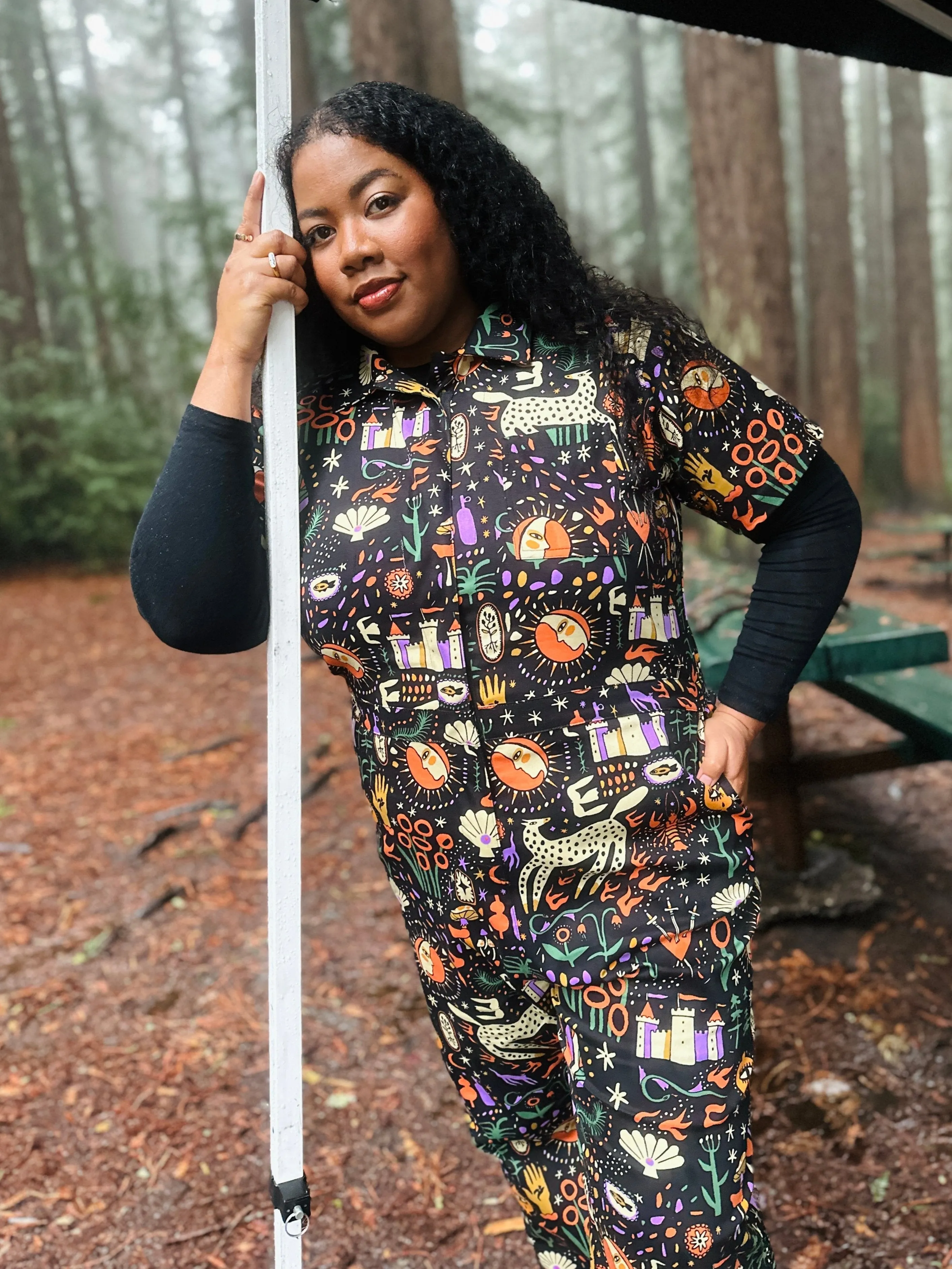 Twill Coveralls Tarot Garden sold by Nooworks product image thumbnail 5