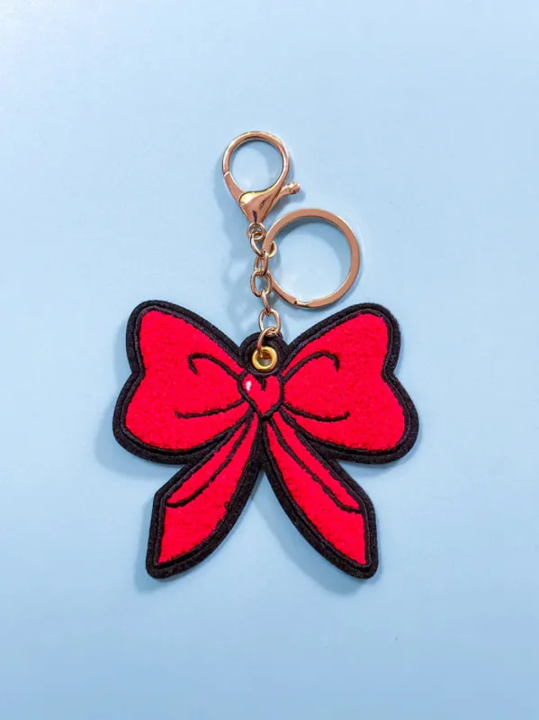 Red Bow Bag Charm sold by Nooworks