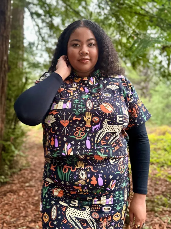 Crop Top Tarot Garden sold by Nooworks