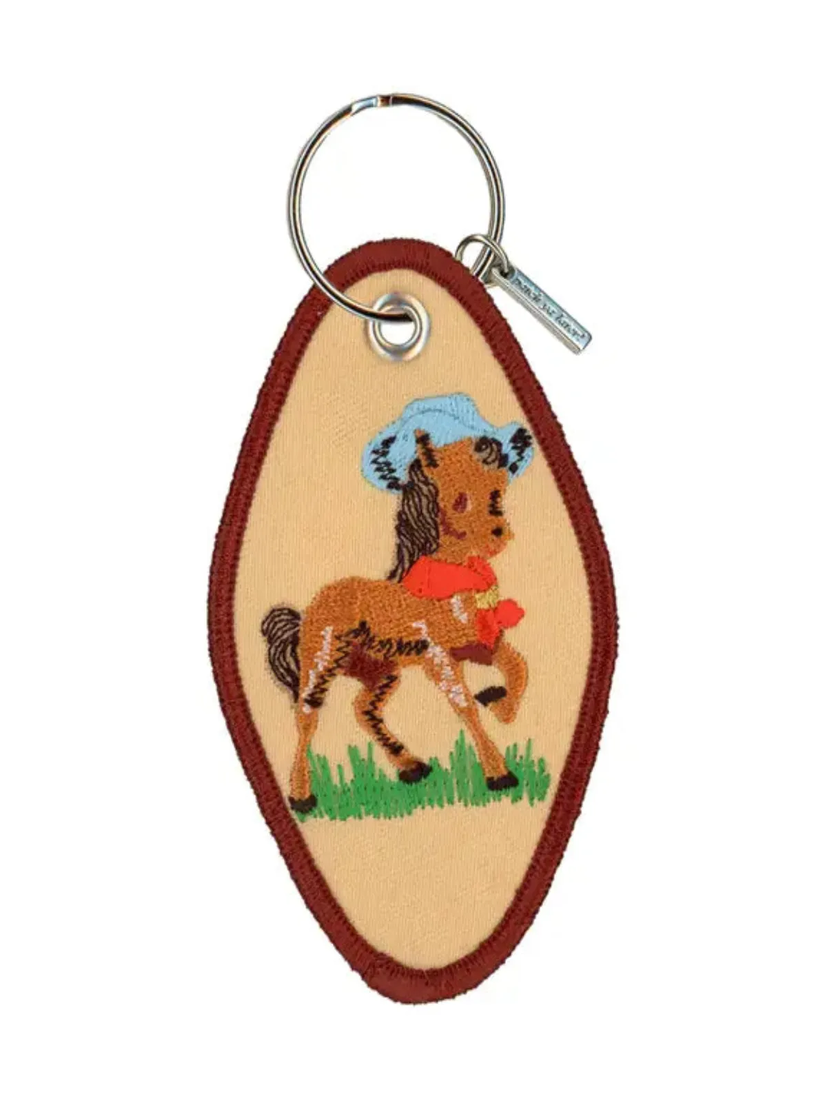 Hey Good Lookin' Embroidered Keychain sold by Nooworks