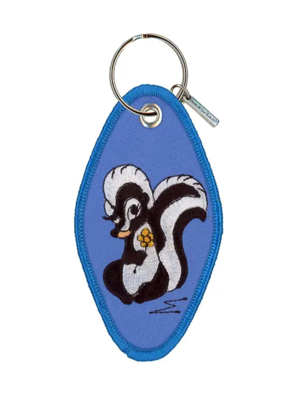 Love Stinks Embroidered Keychain sold by Nooworks