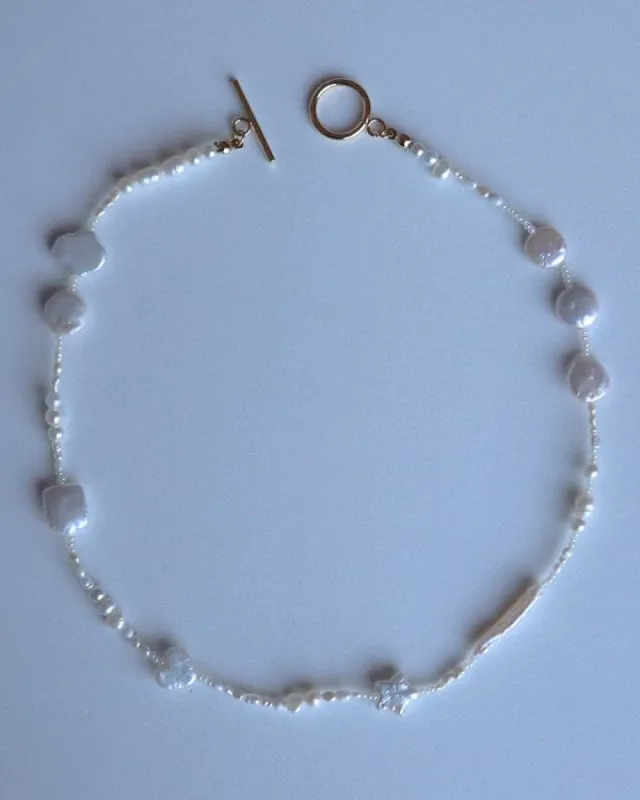 Heart Baroquen Necklace sold by Nooworks