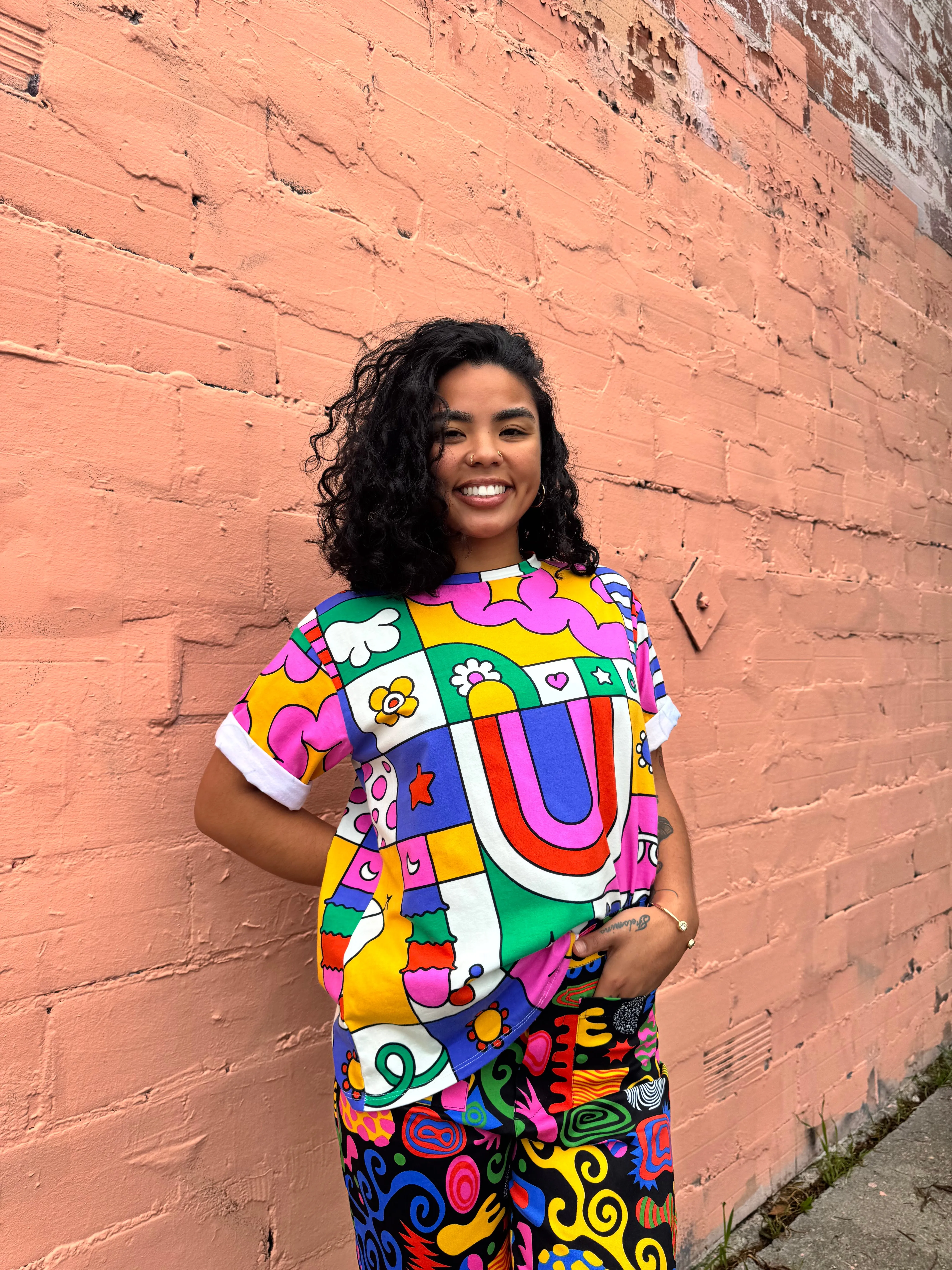 Oversized Tee Wormiverse sold by Nooworks product image thumbnail 4