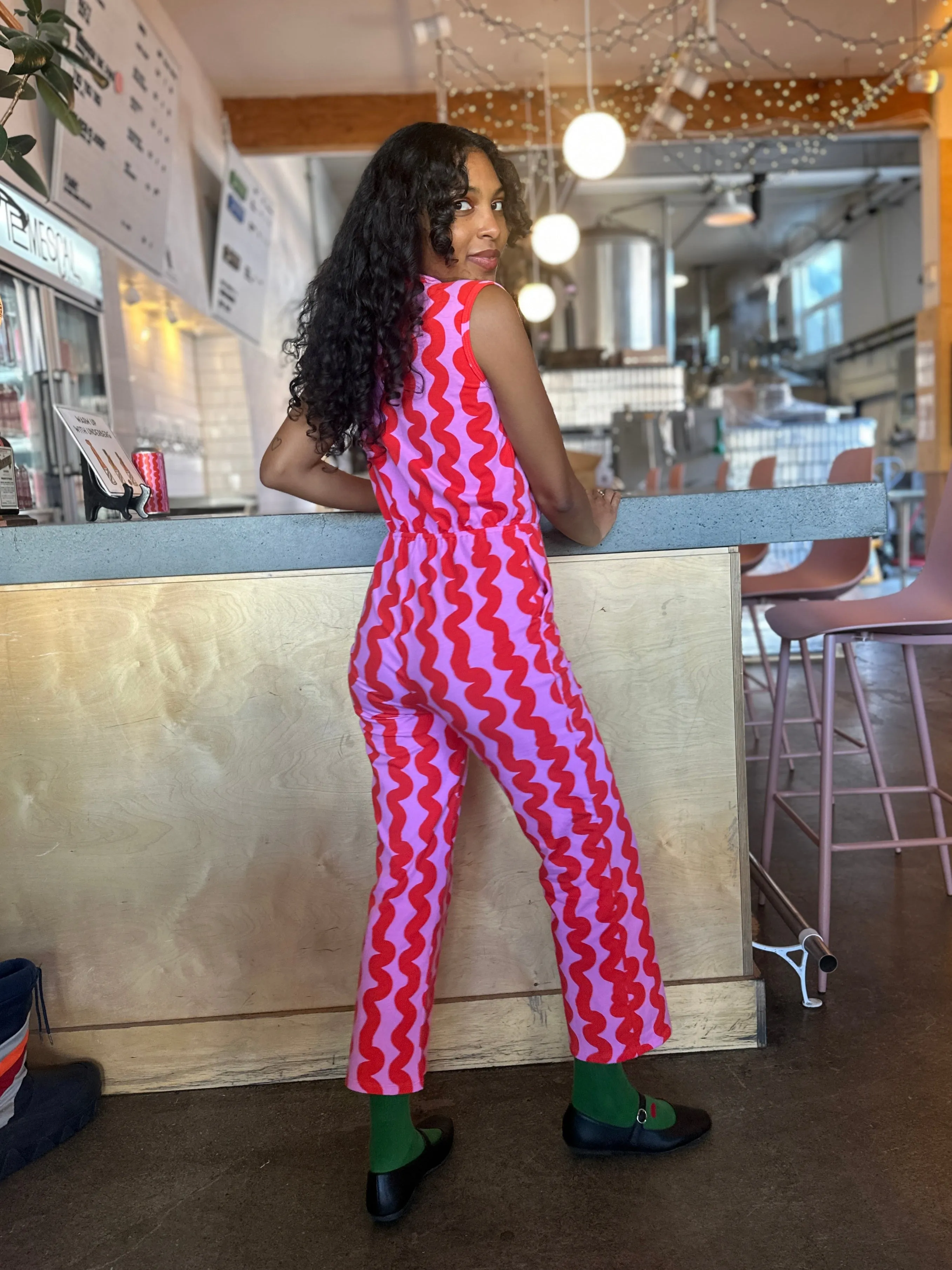 Sonny Suit Pink Squiggle sold by Nooworks product image thumbnail 4