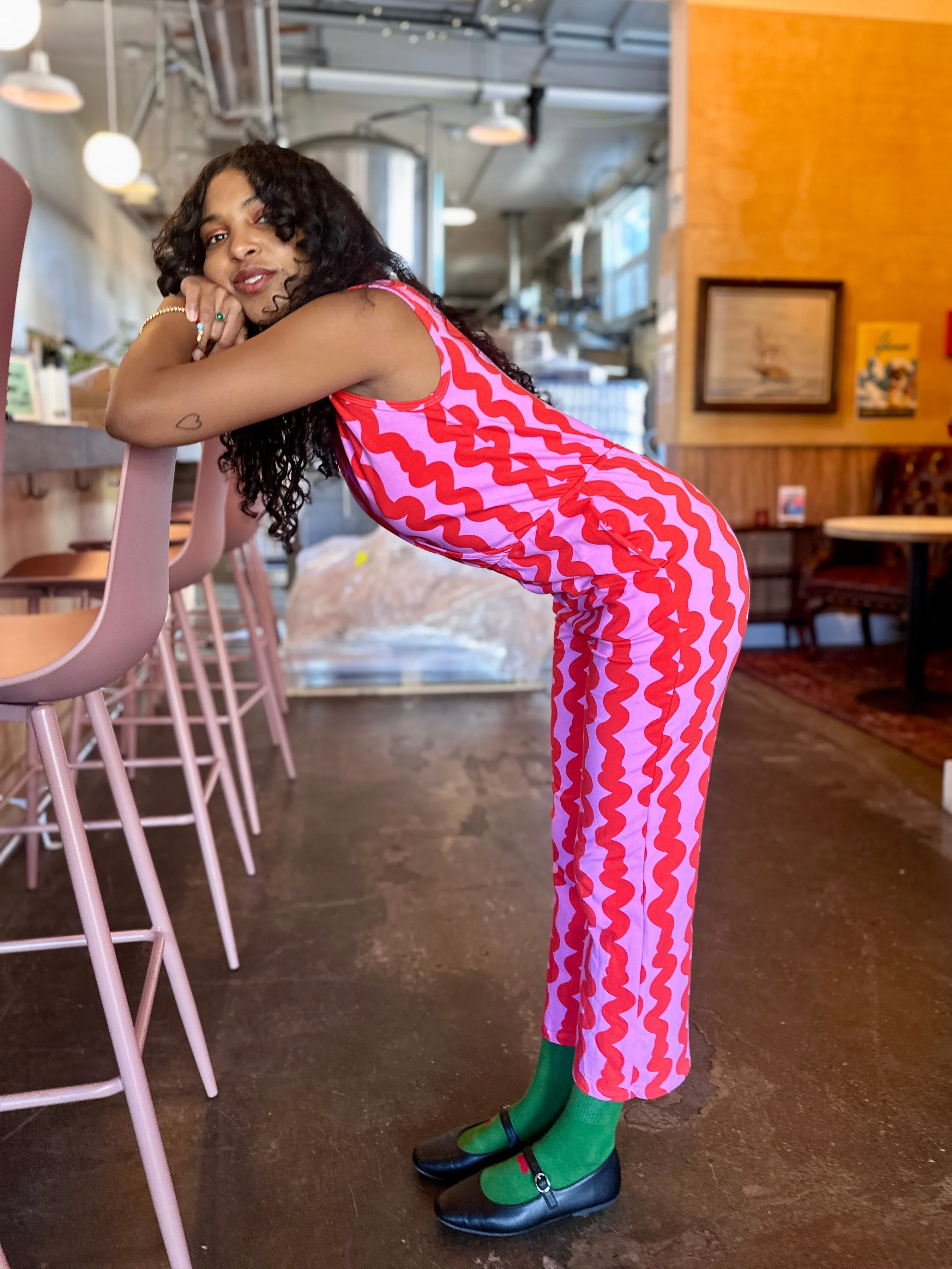 Sonny Suit Pink Squiggle sold by Nooworks product image thumbnail 3