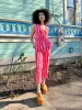 Sonny Suit Pink Squiggle sold by Nooworks
