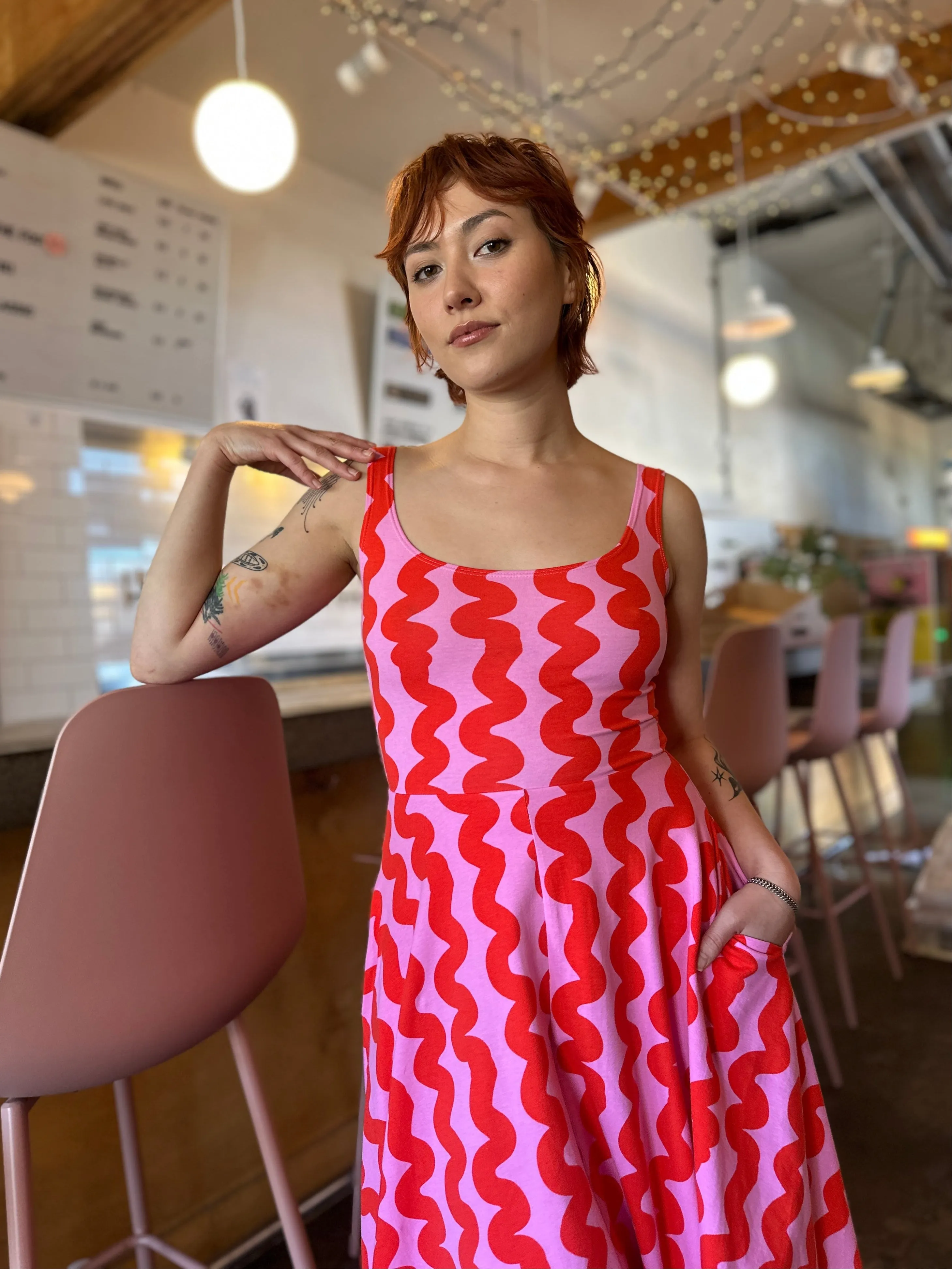 Vacation Pink Squiggle sold by Nooworks