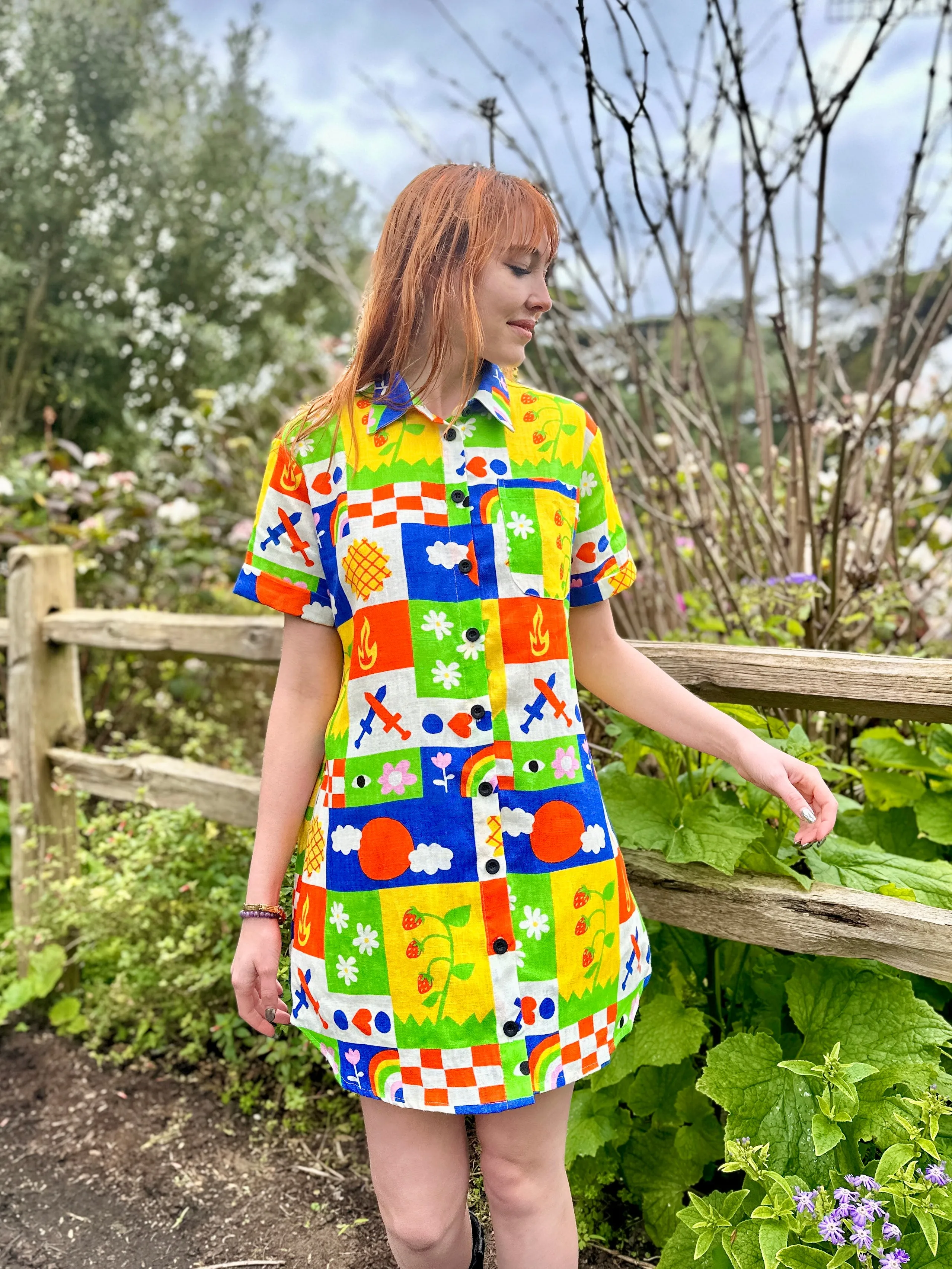 Linen Shirt Dress Gentilhomme sold by Nooworks product image thumbnail 4