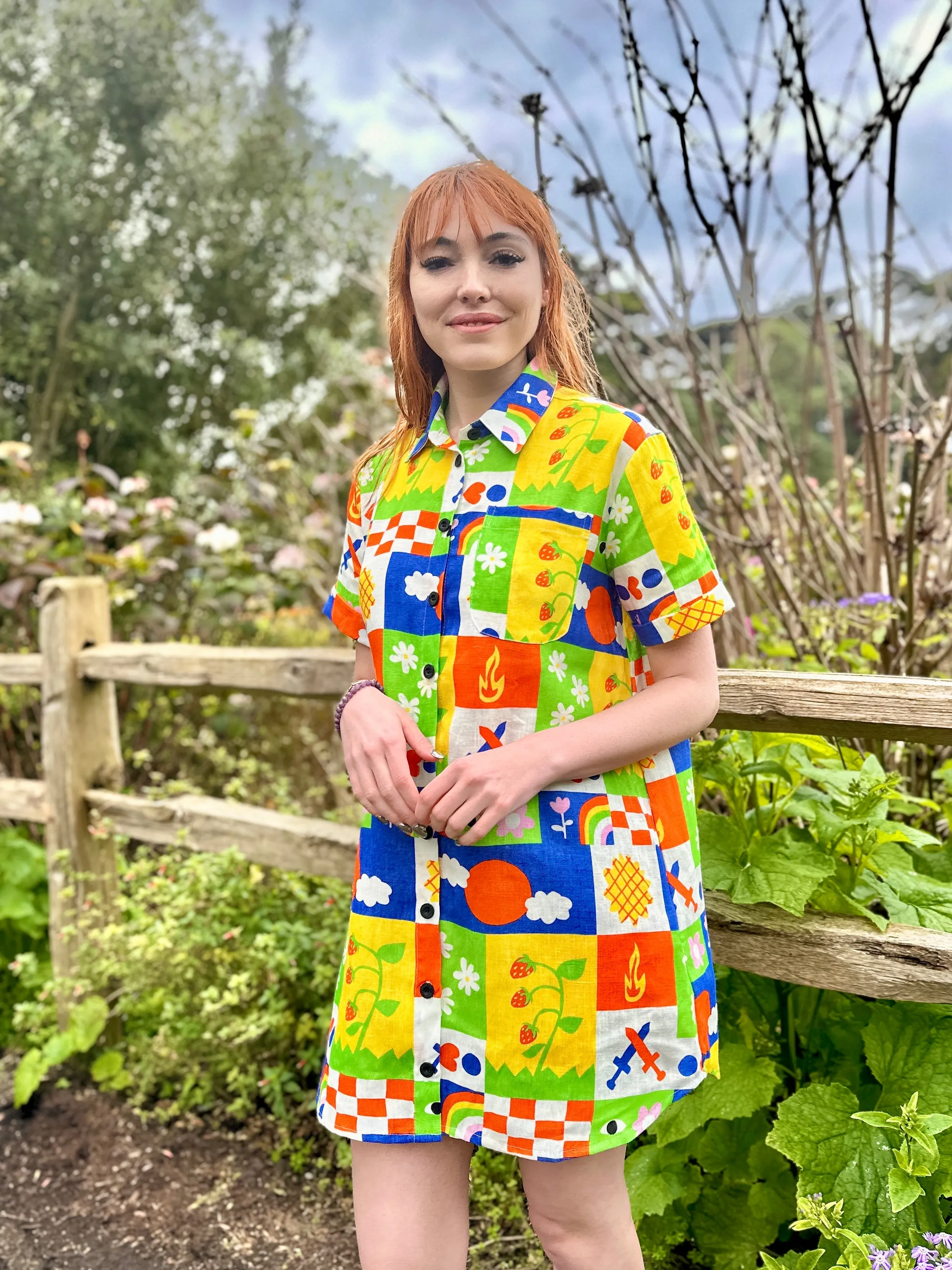 Linen Shirt Dress Gentilhomme sold by Nooworks product image thumbnail 3