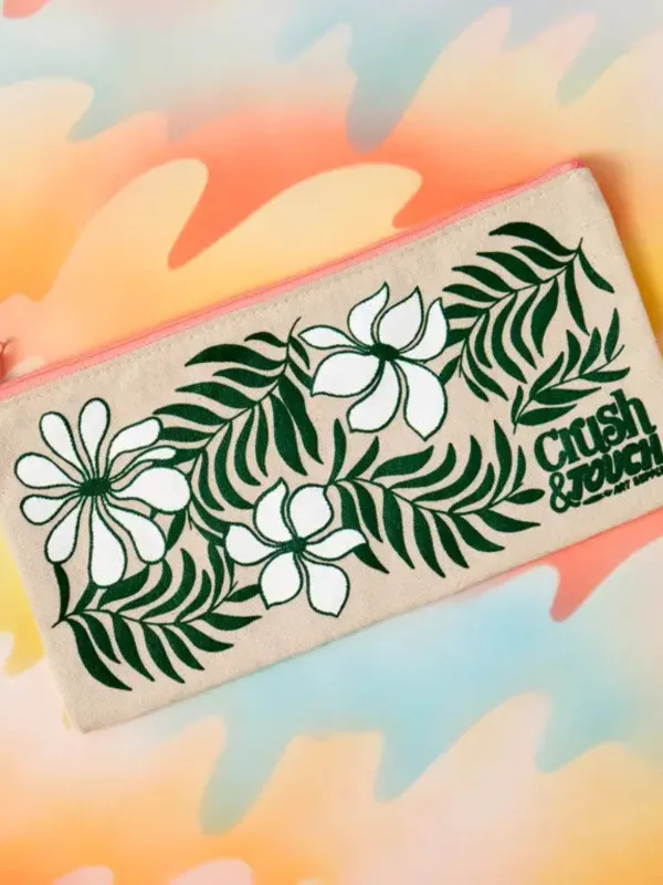 Artist Pouch - Funky Floral sold by Nooworks
