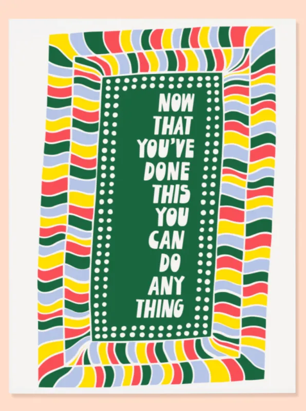 You Can Do Anything Card sold by Nooworks