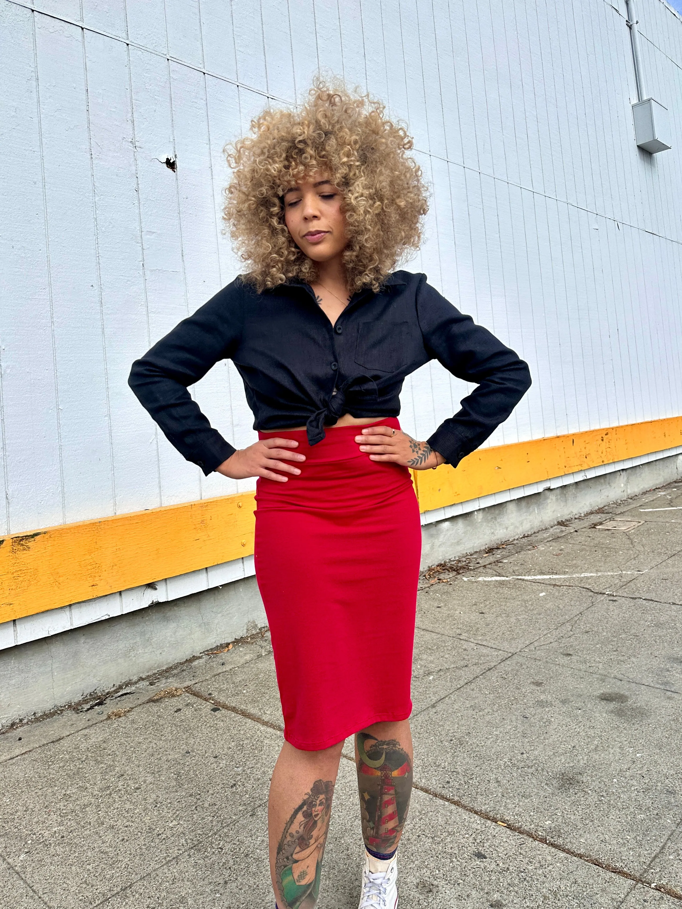 Wiggle Skirt Tomato Red sold by Nooworks product image thumbnail 5