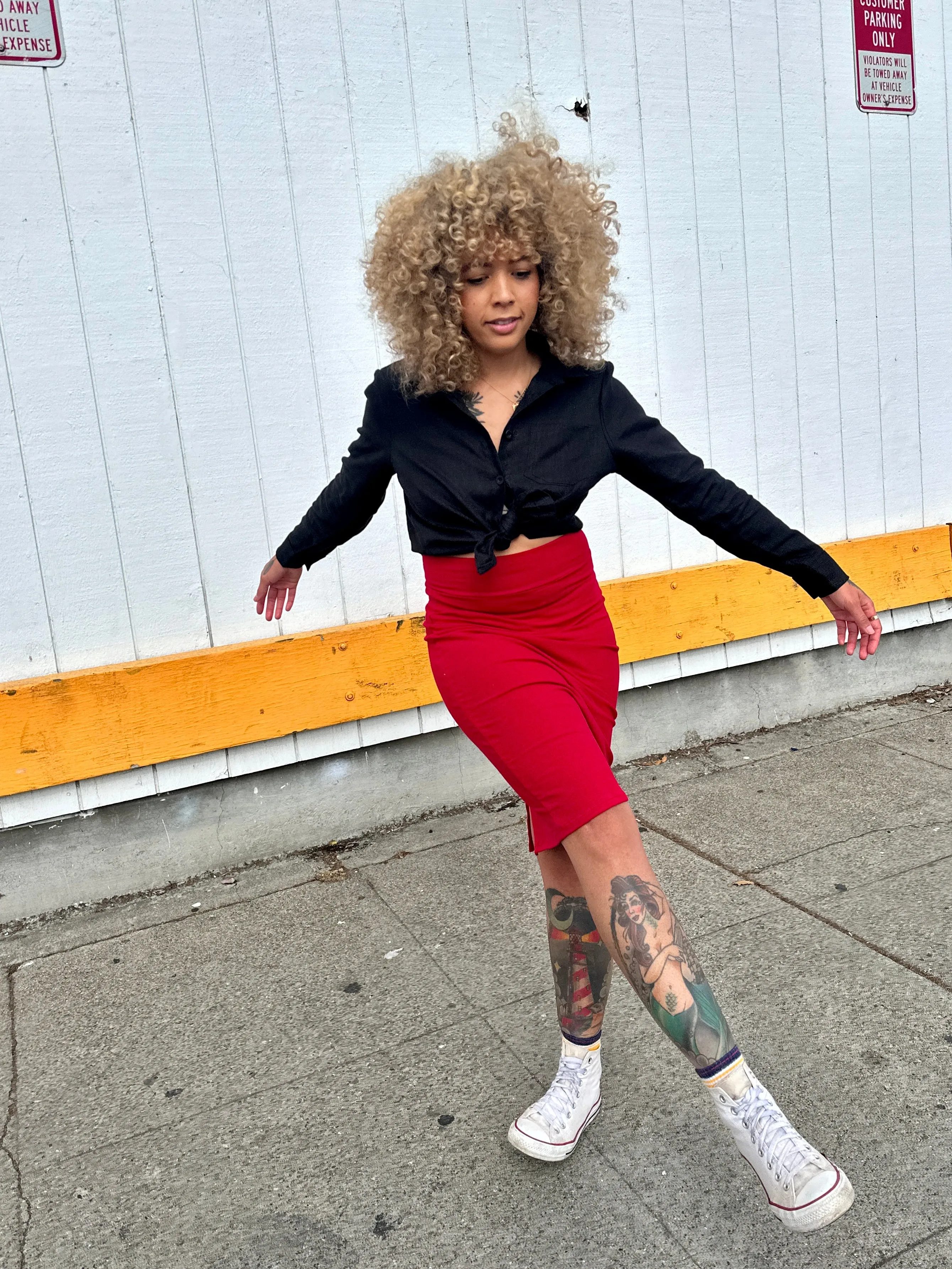 Wiggle Skirt Tomato Red sold by Nooworks product image thumbnail 3