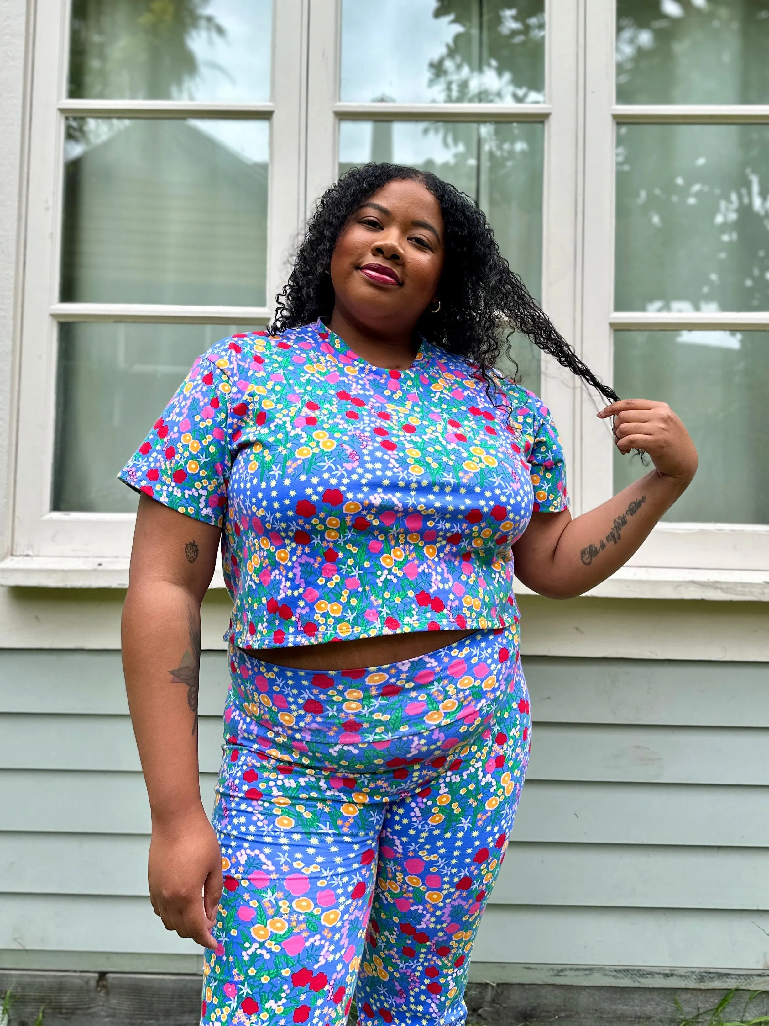 Crop Top Super Bloom sold by Nooworks product image thumbnail 3