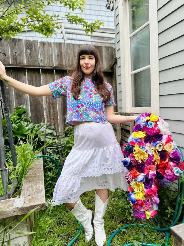 Crop Top Super Bloom sold by Nooworks