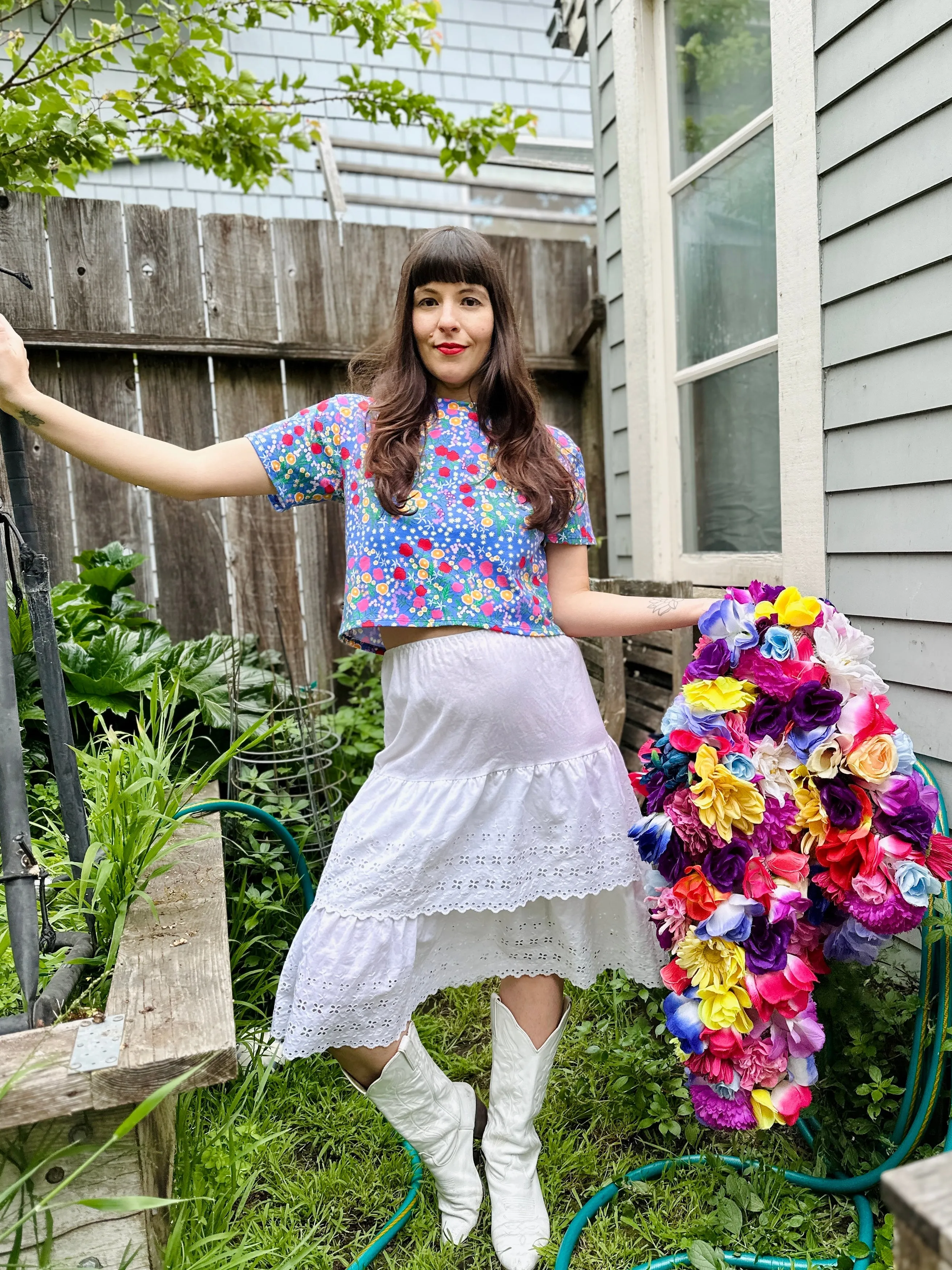 Crop Top Super Bloom sold by Nooworks